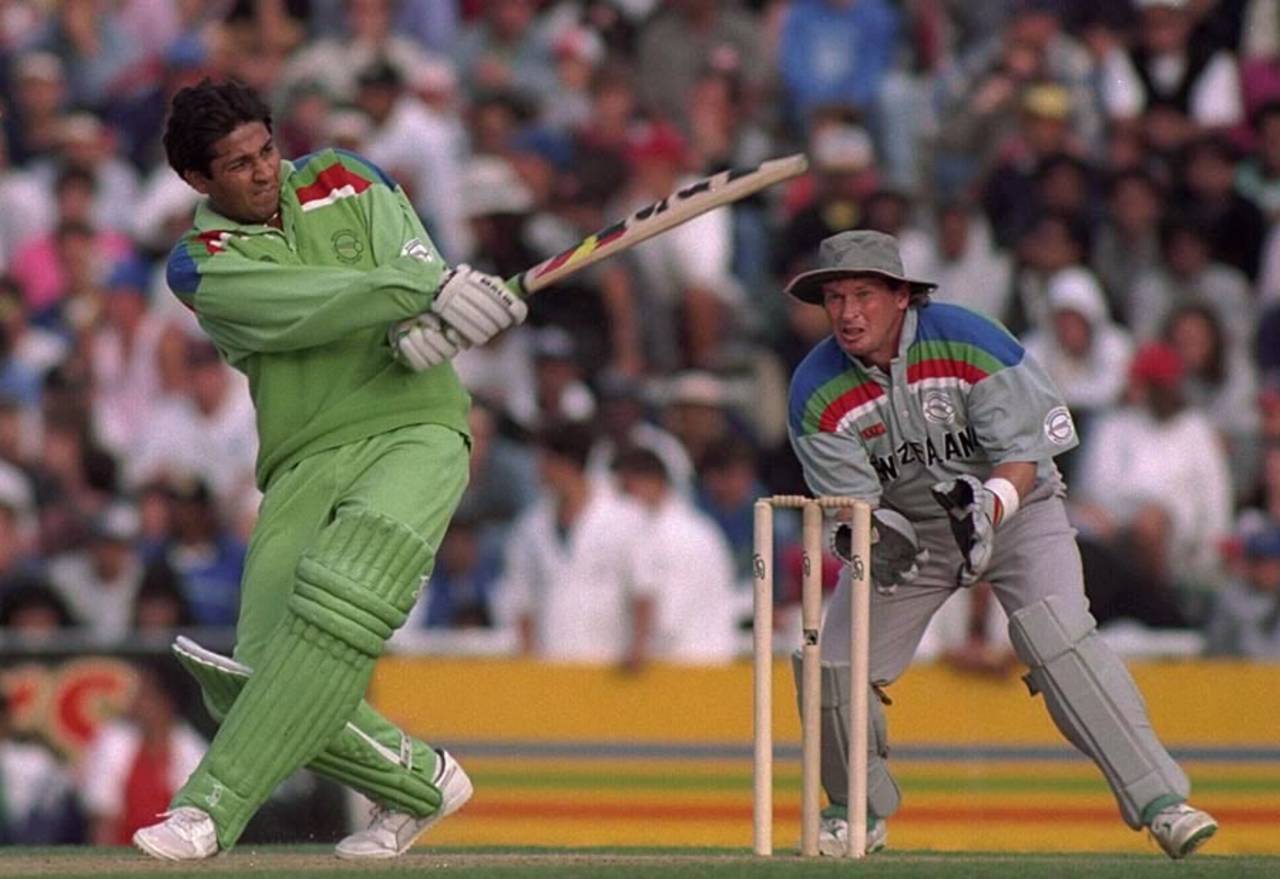 Inzamam takes Pakistan to the 1992 World Cup final&nbsp;&nbsp;&bull;&nbsp;&nbsp;Getty Images