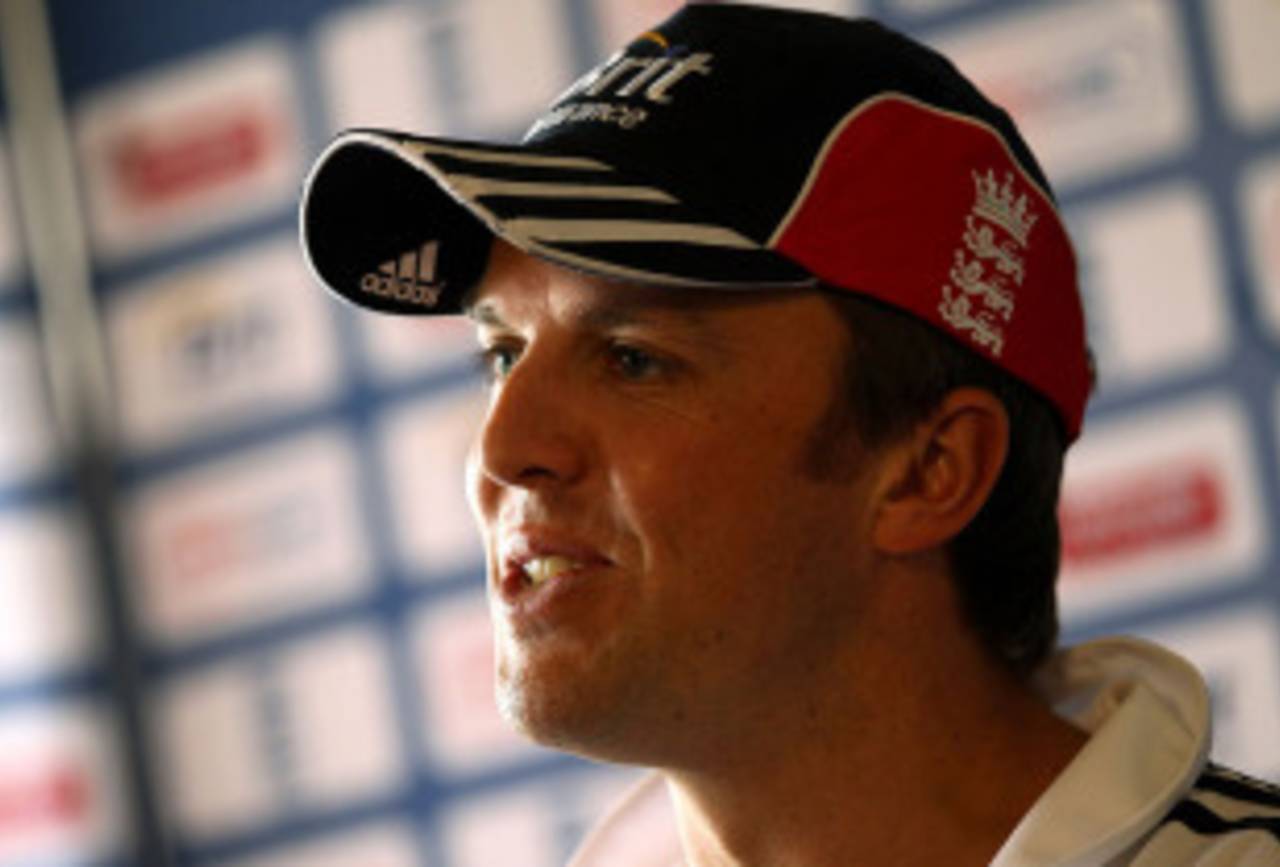 Graeme Swann during a press conference at Edgbaston, August 4, 2010