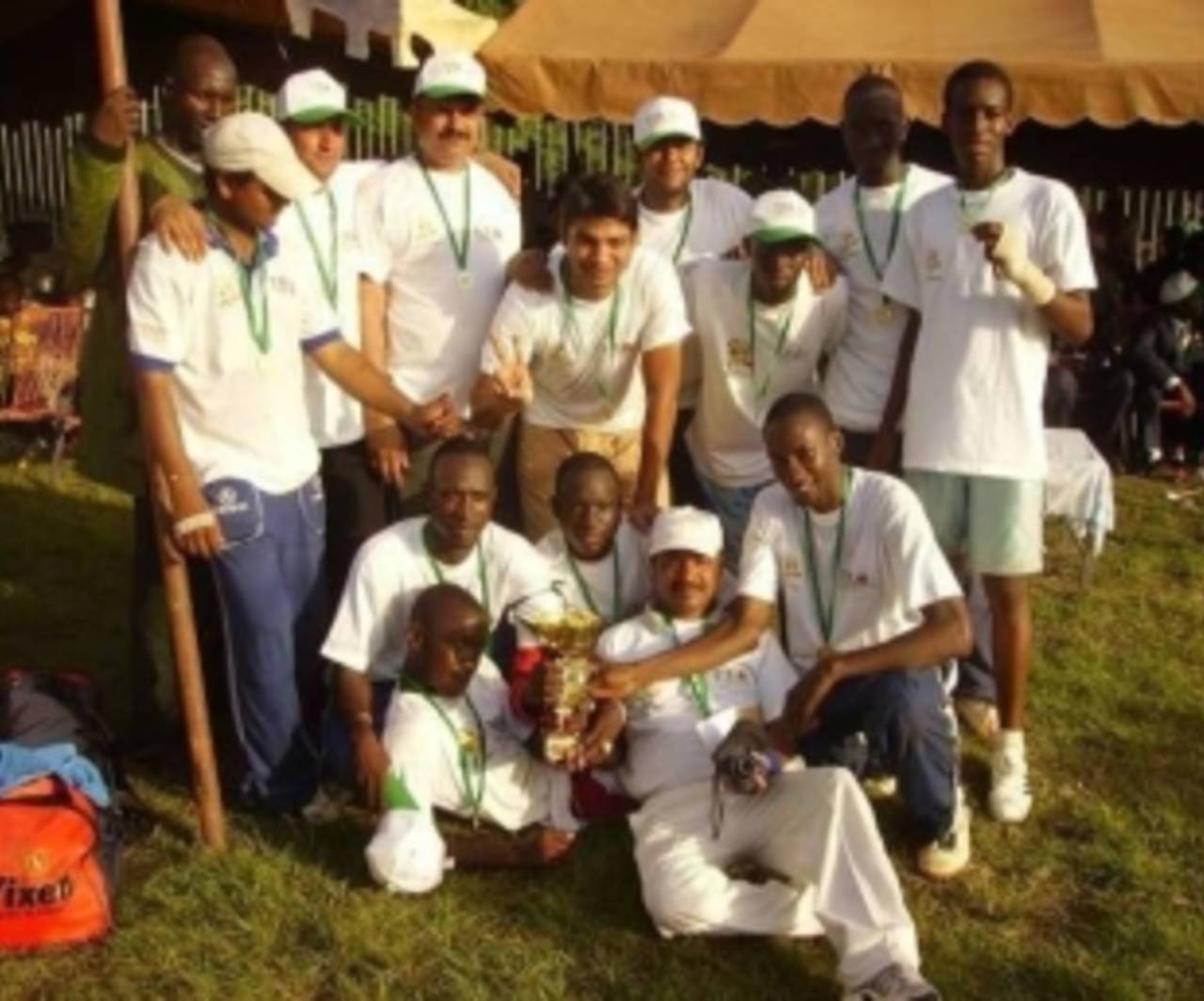 All Stars, winners of Mali's National Cricket Championship, pose with their trophy&nbsp;&nbsp;&bull;&nbsp;&nbsp;ACA