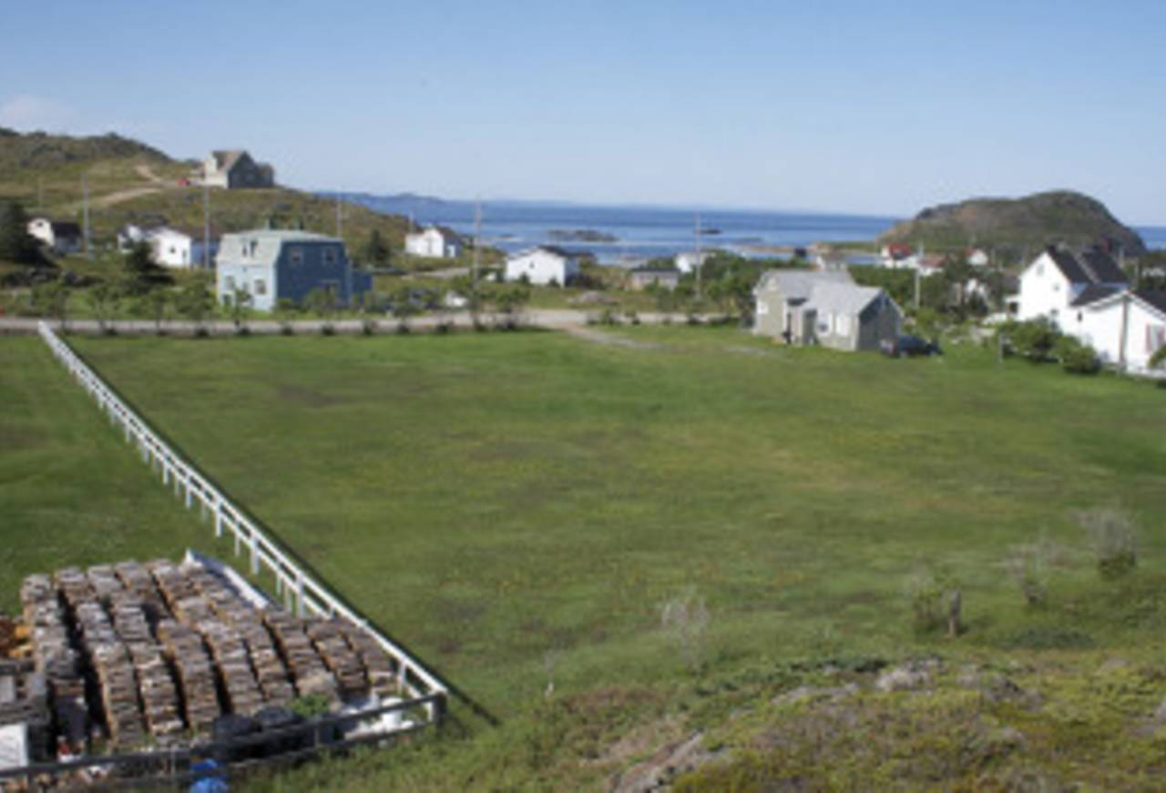 A view of the cricket ground at Twillingate, Newfoundland