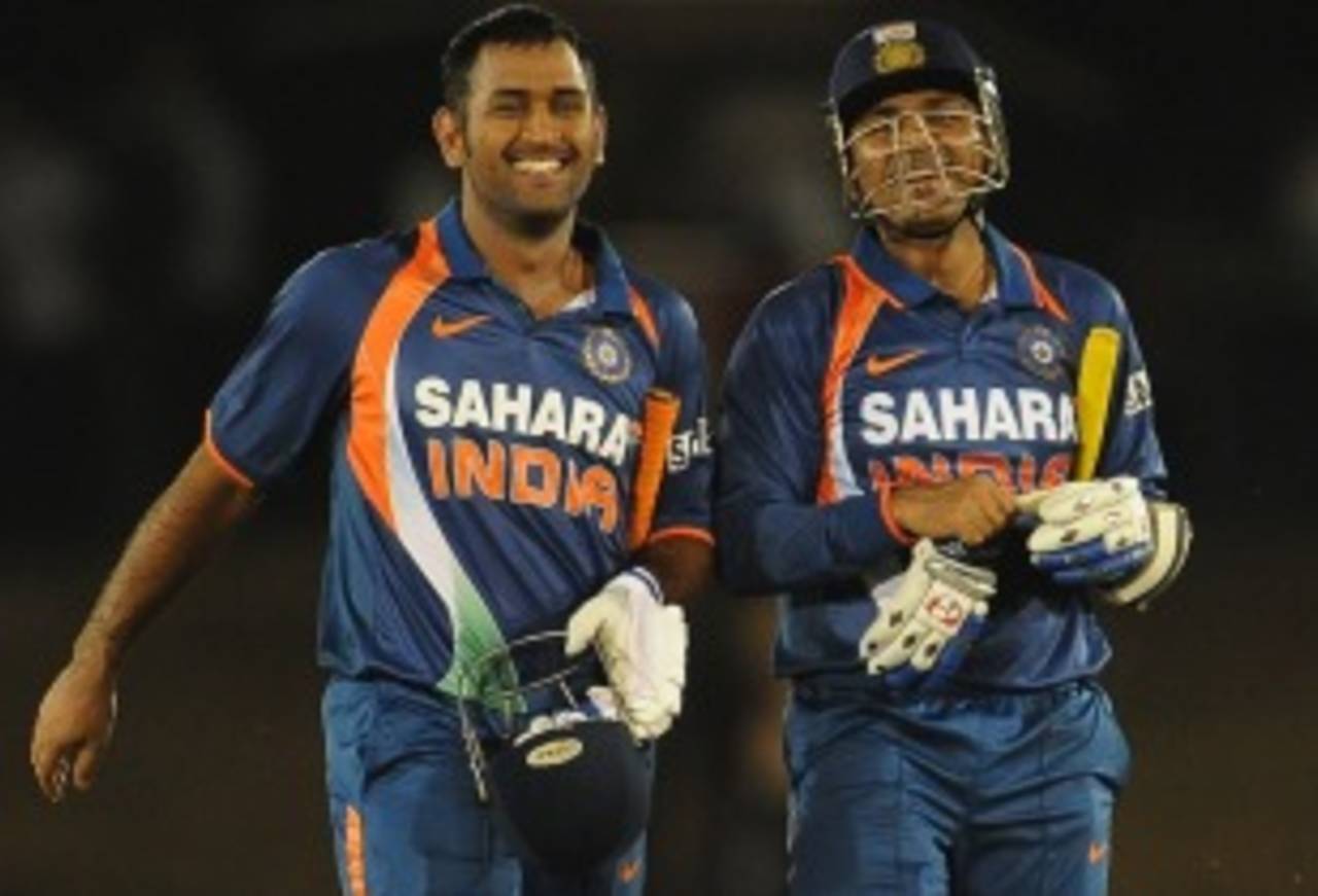 Virender Sehwag will lead India in MS Dhoni's absence&nbsp;&nbsp;&bull;&nbsp;&nbsp;AFP