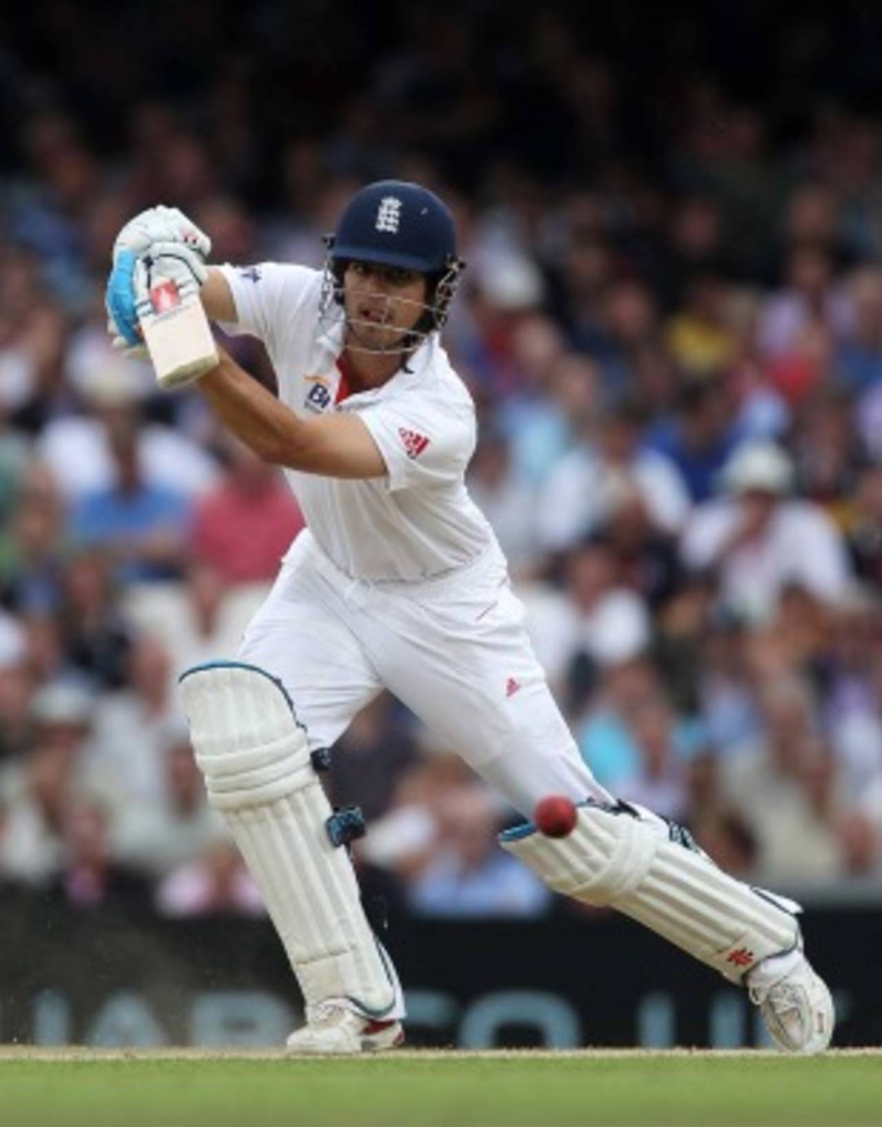 Alastair Cook brought out the drive as his innings progressed, England v Pakistan, 3rd Test, The Oval, August 20, 2010