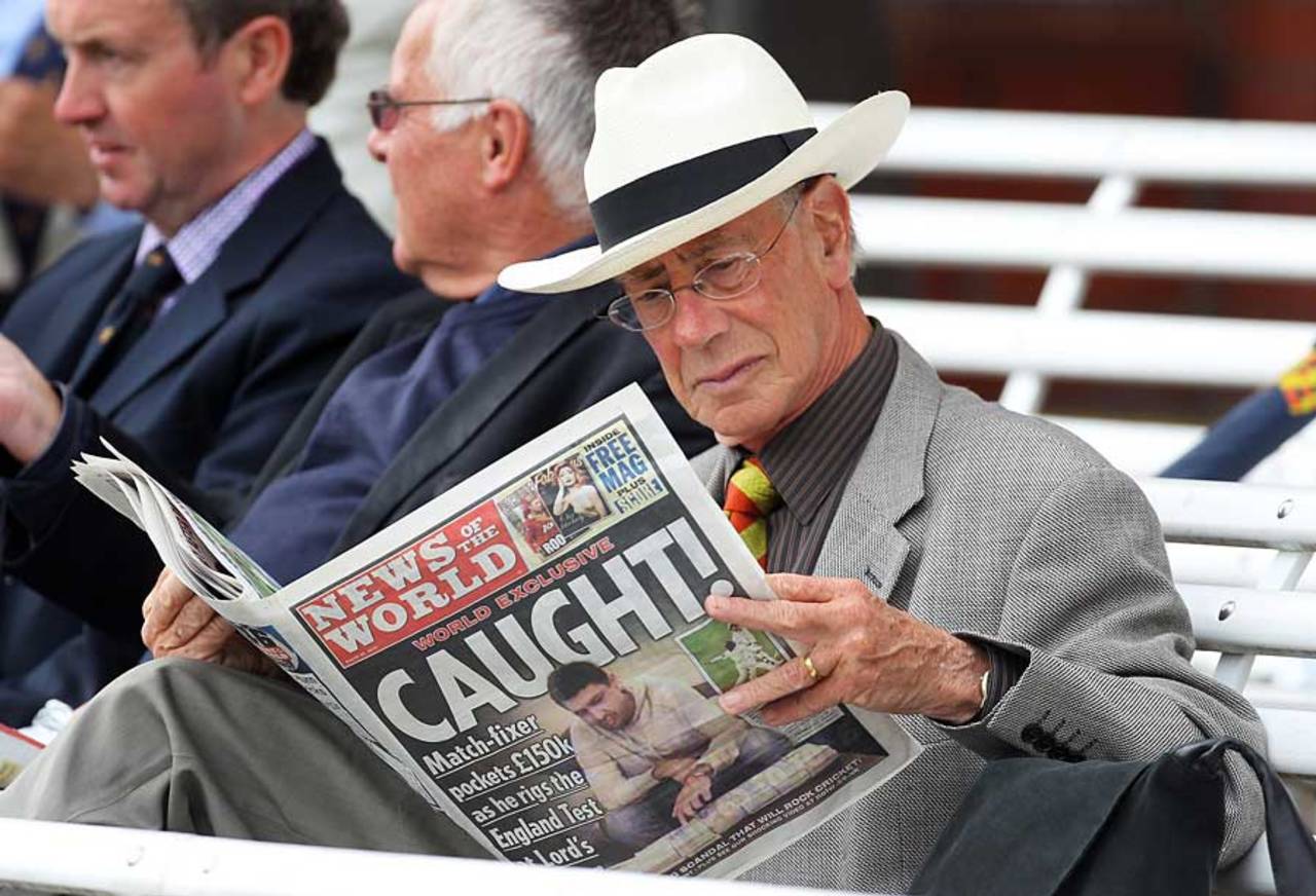 There was only one thing people were talking about on the fourth day at Lord's, England v Pakistan, 4th Test, Lord's, August 29, 2010