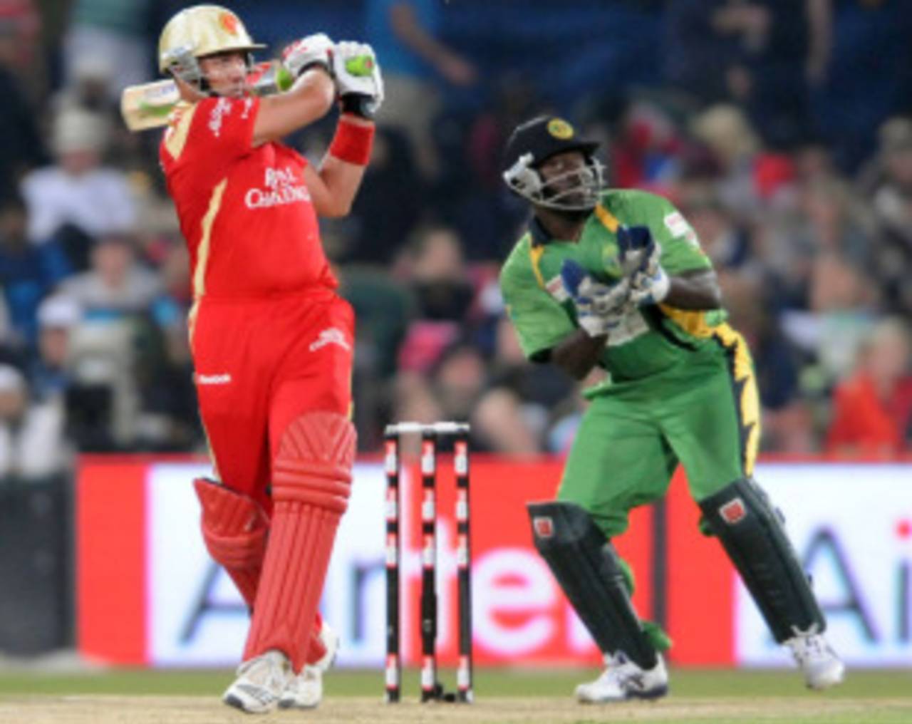 Jacques Kallis goes on the offensive, Royal Challengers Bangalore v Guyana, Champions League Twenty20, Centurion, September 12, 2010