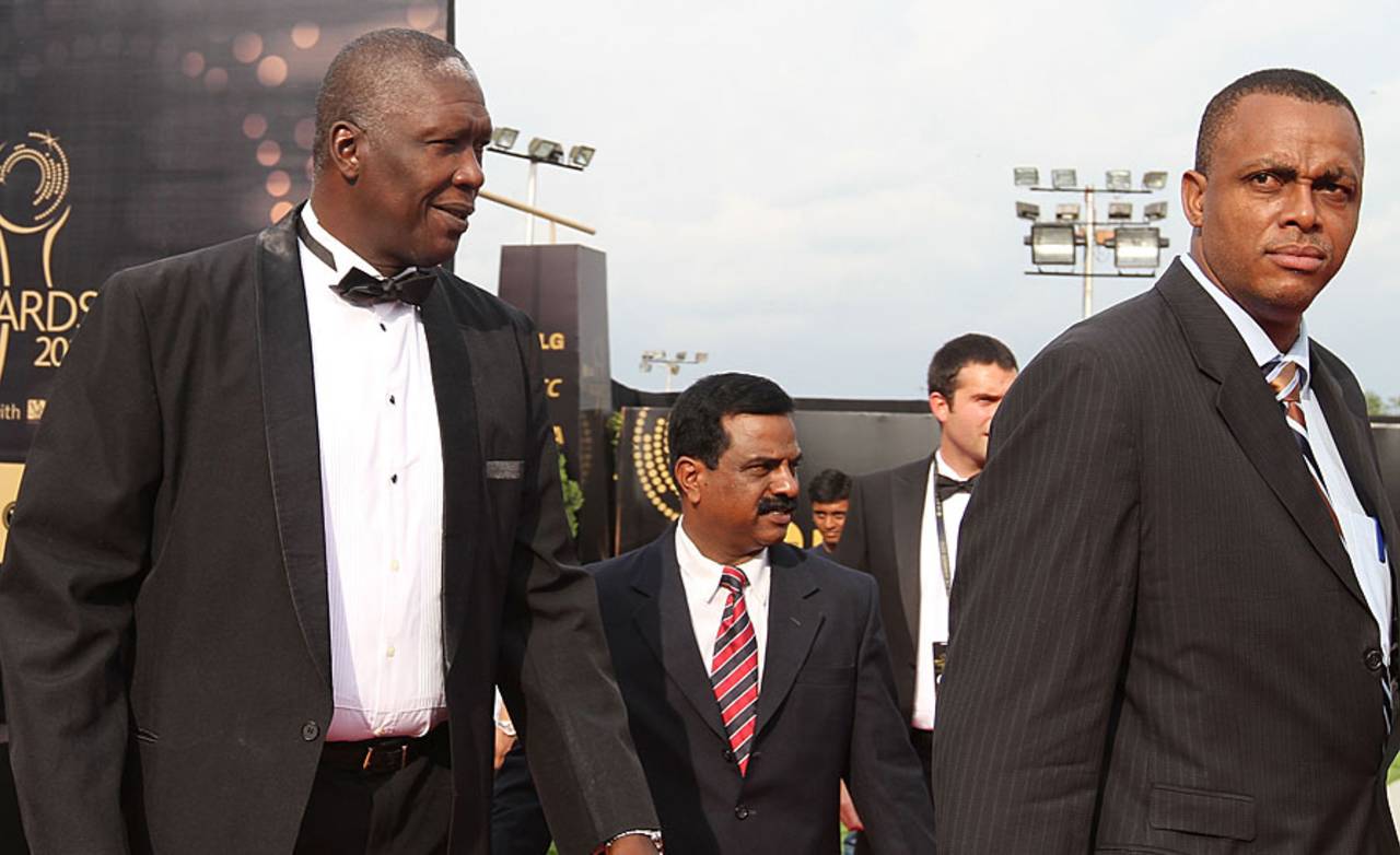 Joel Garner (left) had previously served as West Indies interim manager from 2009 to 2010&nbsp;&nbsp;&bull;&nbsp;&nbsp;Getty Images