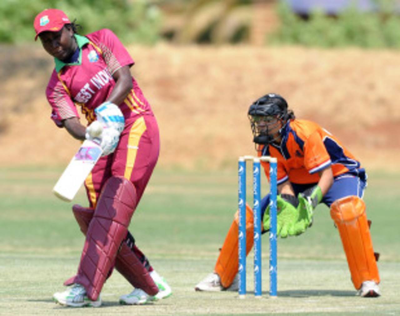 Stafanie Taylor struck 15 fours and a six during her powerful innings, West Indies Women v Netherlands Women, ICC Women's Cricket Challenge, Potchefstroom, October 6, 2010