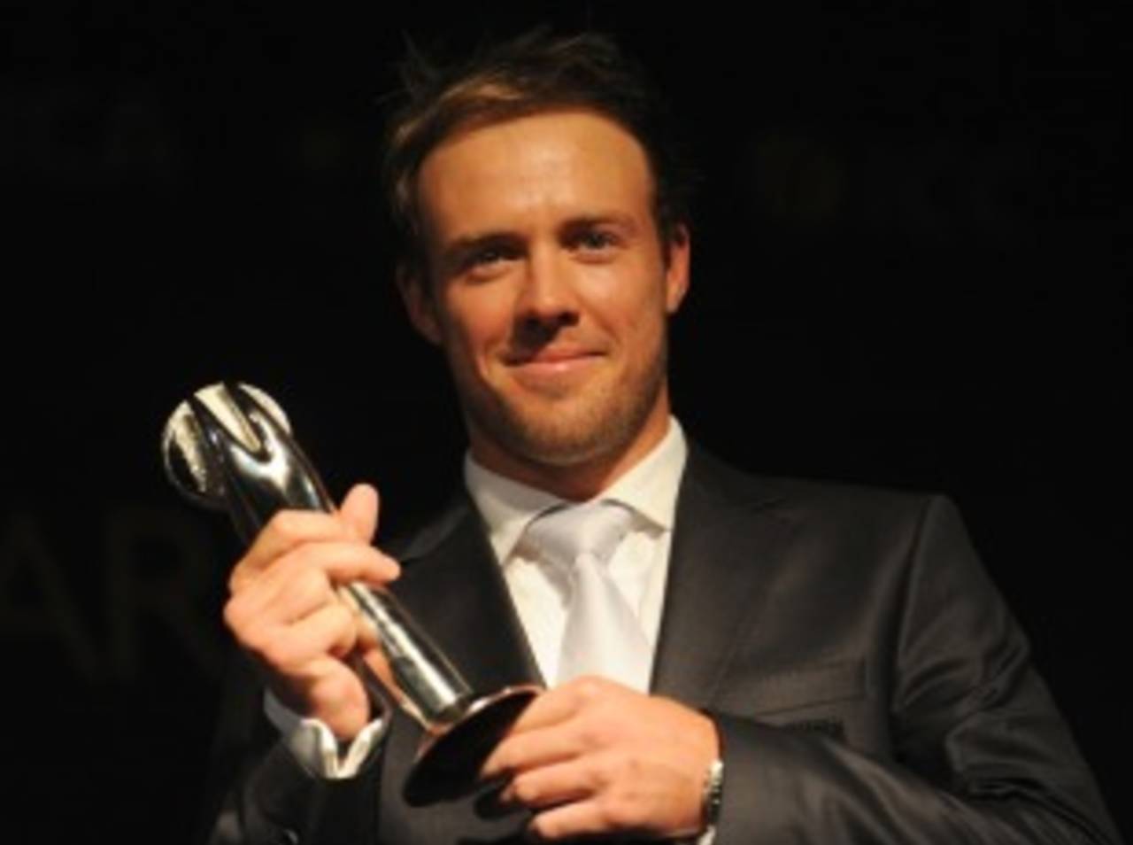 AB de Villiers, the South Africa batsman, was named the ODI player of the year at the 2010 ICC Awards, Bangalore, October 6, 2010