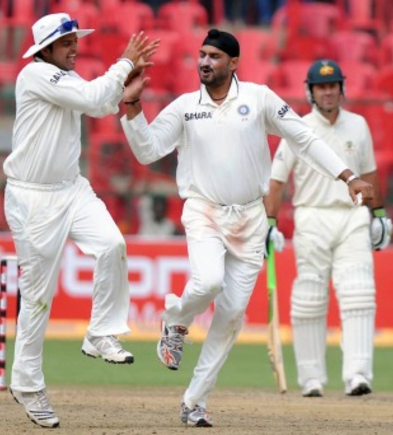 Harbhajan Singh: "It has been a very satisfying series. We won 2-0. I took 11 wickets and am quite satisfied with my own performance"&nbsp;&nbsp;&bull;&nbsp;&nbsp;Getty Images