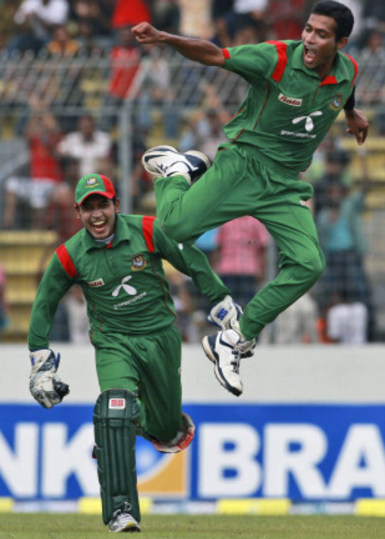 Shakib Al Hasan was delighted with the aggressive intent his side displayed on the field&nbsp;&nbsp;&bull;&nbsp;&nbsp;Associated Press