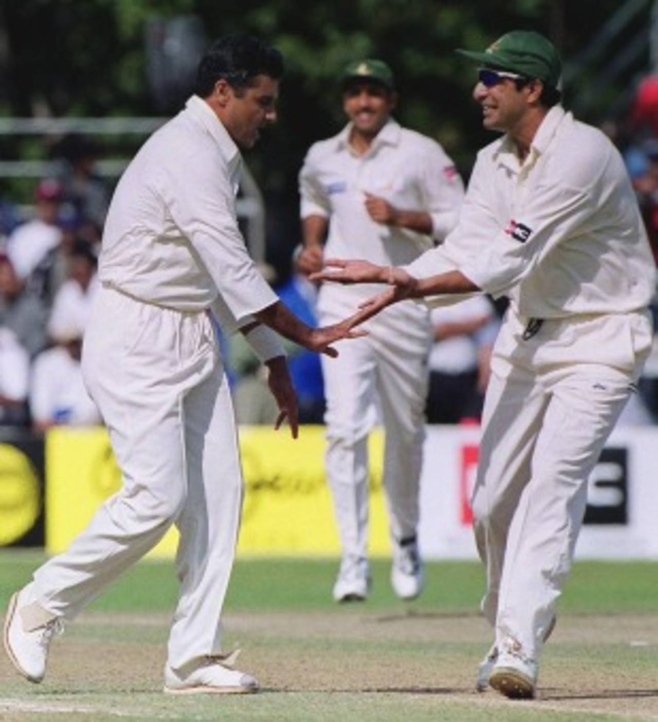 Wasim Akram and Waqar Younis took over 100 ODI wickets each in Sharjah&nbsp;&nbsp;&bull;&nbsp;&nbsp;AFP