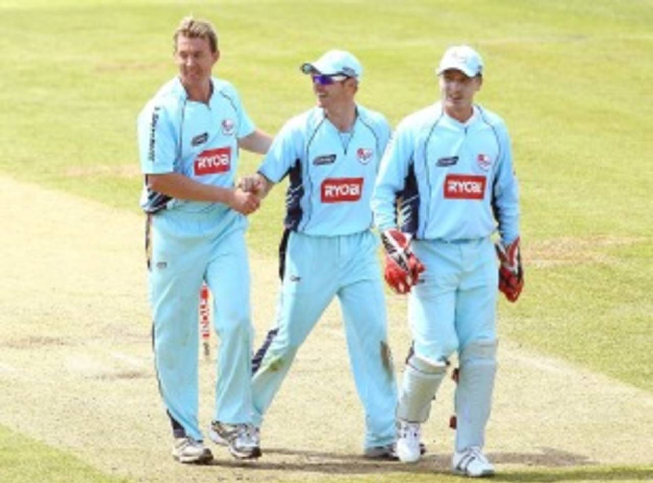 Brett Lee (left): "I believe for the last five or six years New South Wales has seriously dropped the ball ... and it isn't the guys on the cricket field."&nbsp;&nbsp;&bull;&nbsp;&nbsp;Getty Images