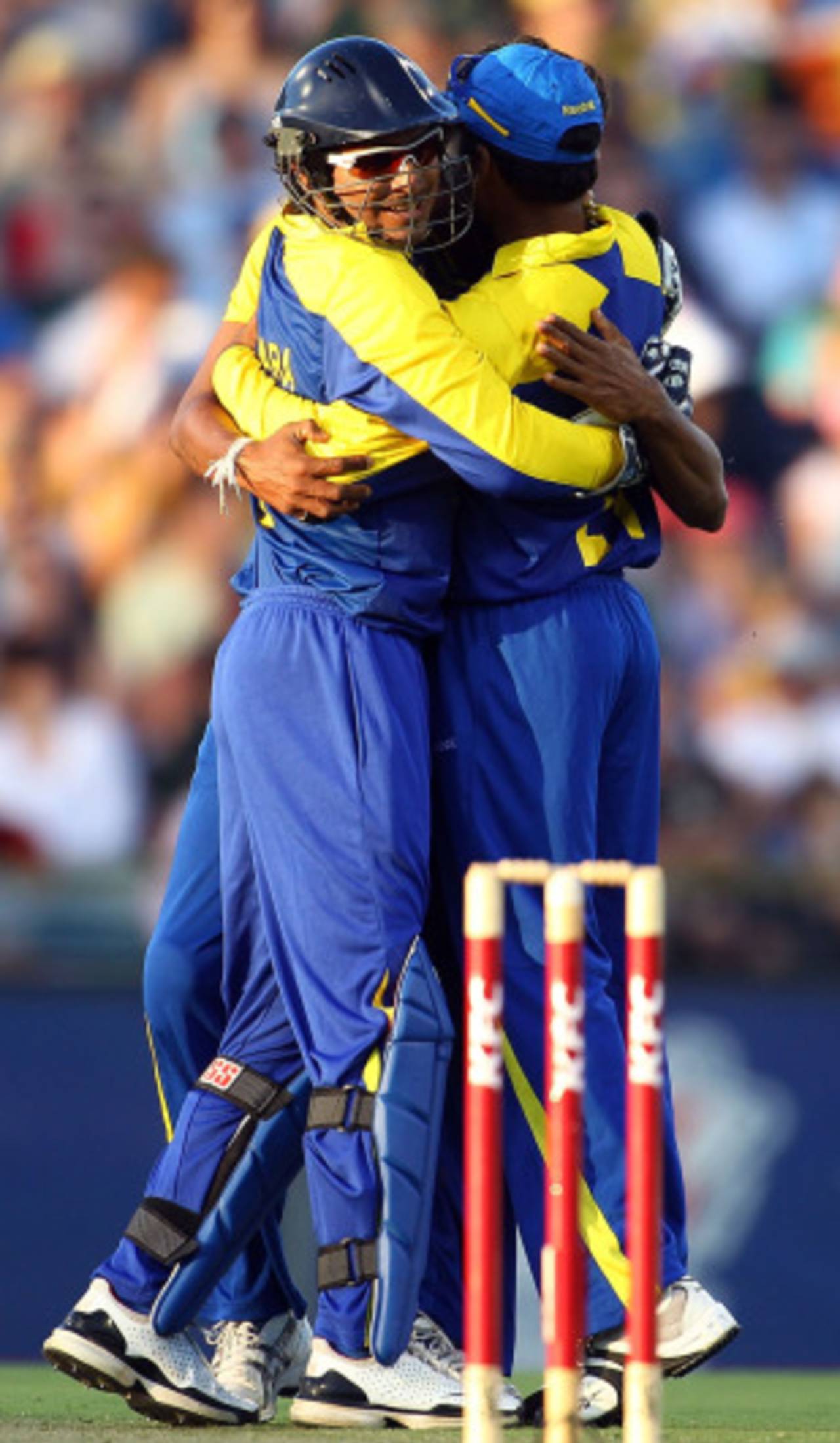 Kumar Sangakkara became the first Sri Lankan to captain a side to a series win in Australia&nbsp;&nbsp;&bull;&nbsp;&nbsp;Getty Images