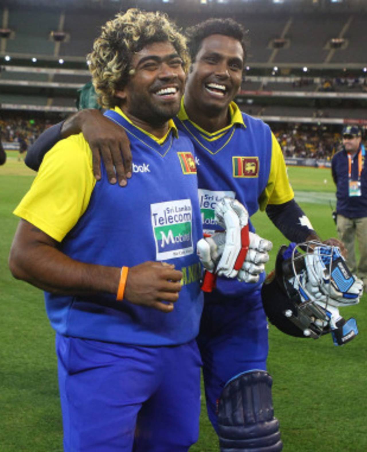 Life in this old dog yet: Maling and Mathews at the end of the thrilling Melbourne ODI in late 2010&nbsp;&nbsp;&bull;&nbsp;&nbsp;Getty Images