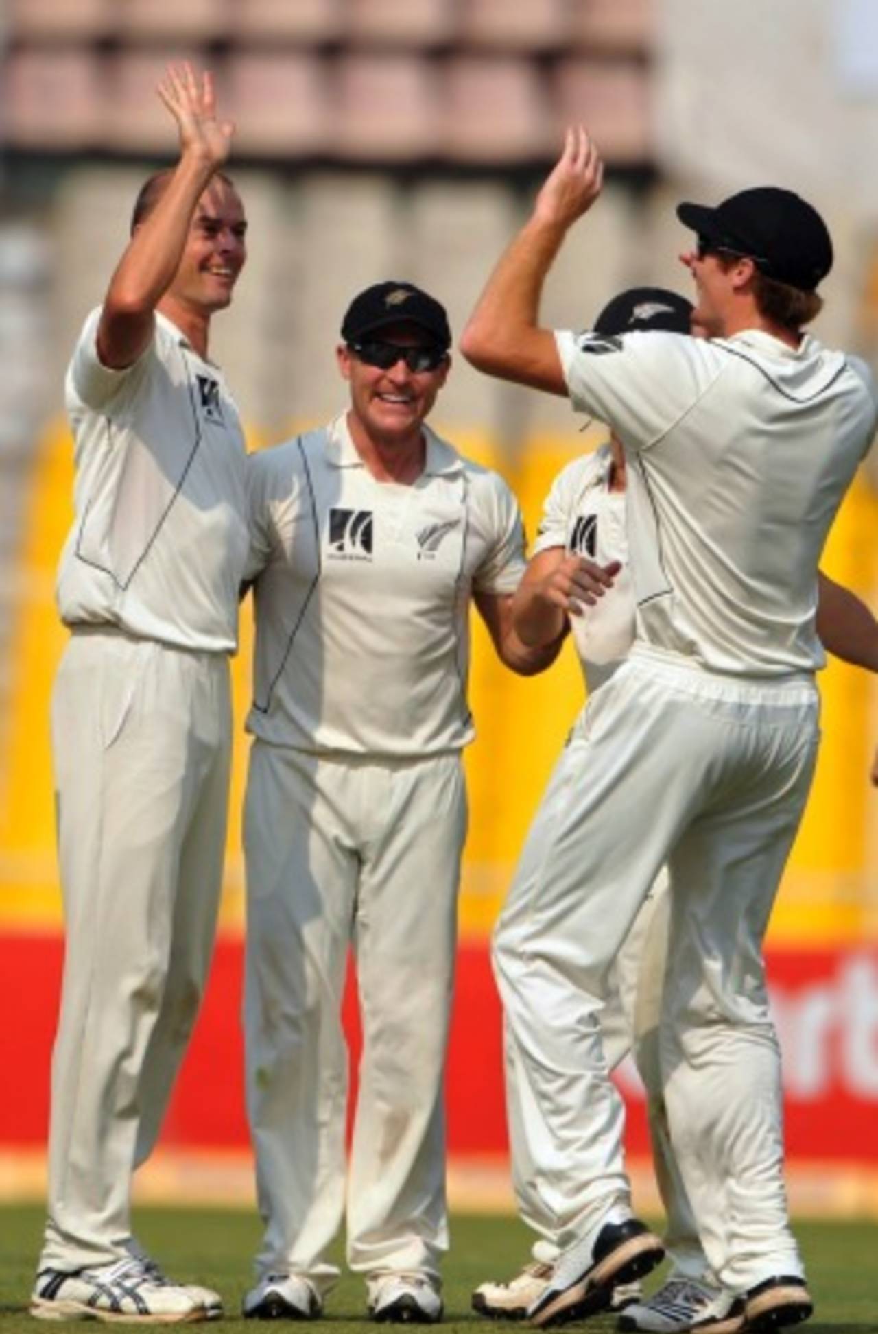 Chris Martin helped reduce India to 15 for 5, India v New Zealand, 1st Test, Ahmedabad, 4th day, November 7, 2010