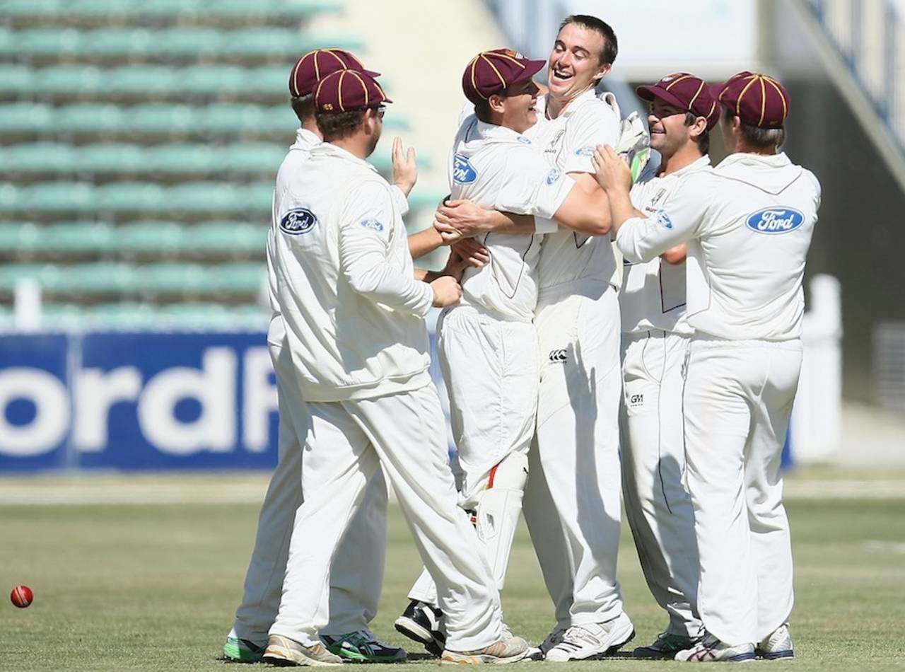 File photo: Graeme Aldridge finished with eight wickets in the match, including a five-for in the second innings&nbsp;&nbsp;&bull;&nbsp;&nbsp;Getty Images