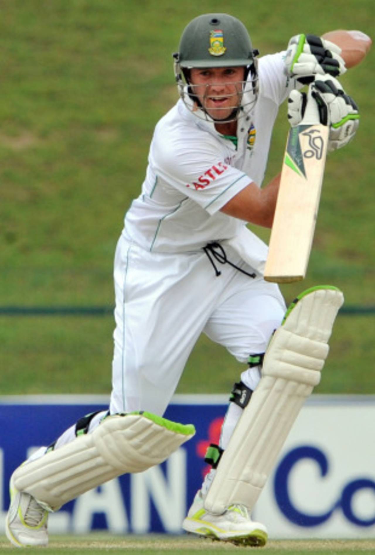 AB de Villiers drives through the off side, Pakistan v South Africa, 2nd Test, Abu Dhabi, 2nd day, November 21, 2010
