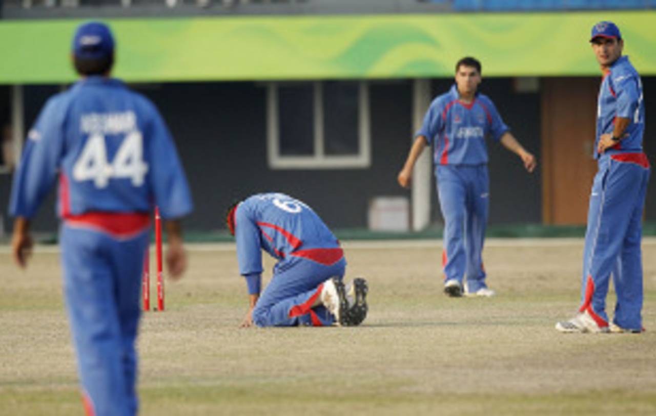 Afghanistan had to settle for silver after they lost a close final to Bangladesh in the Asian Games, Afghanistan v Bangladesh, final, Asian Games, Guangzhou, November 26, 2010