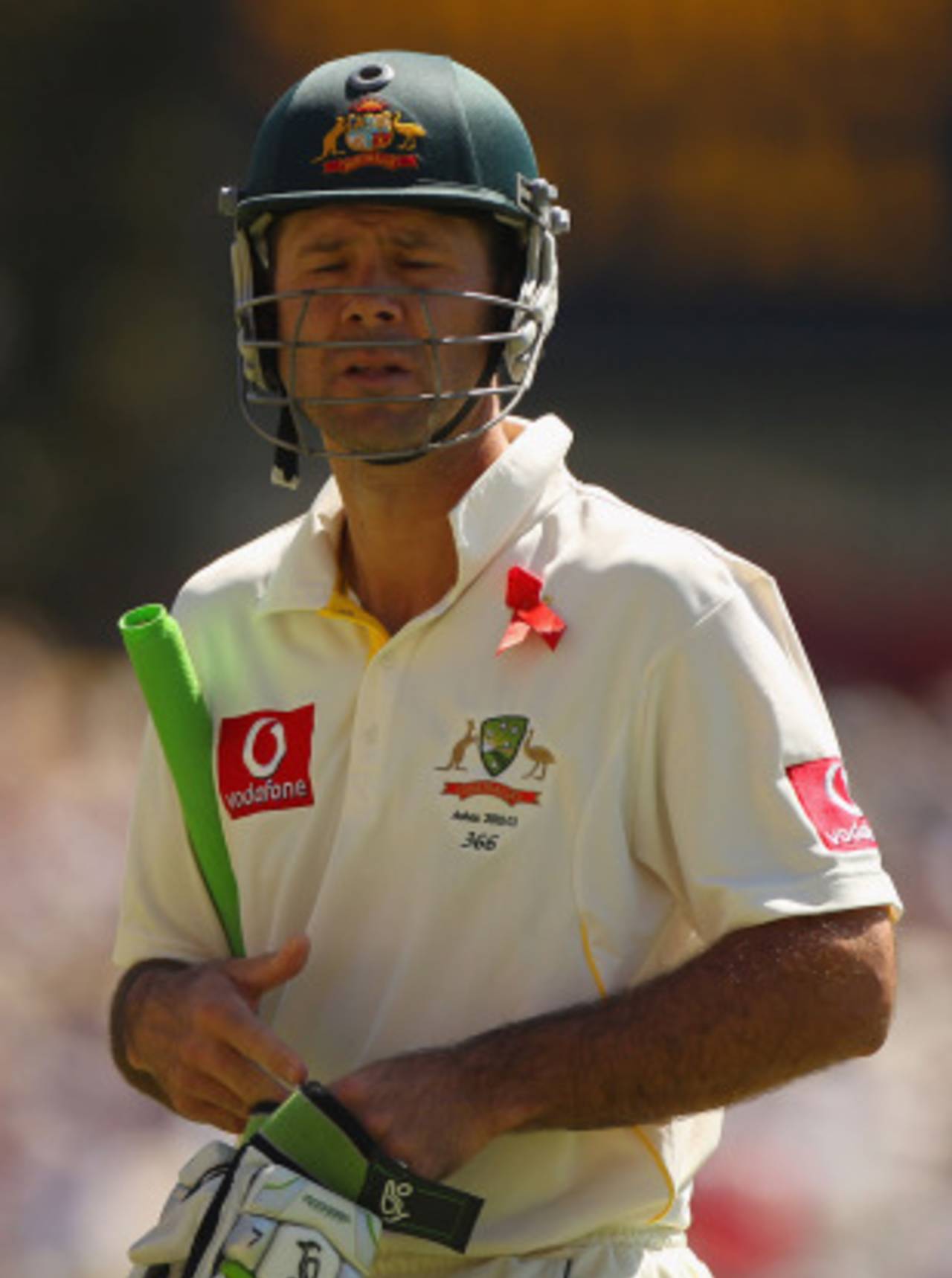 Ricky Ponting lasted one ball on the opening day, Australia v England, 2nd Test, Adelaide, December 3, 2010