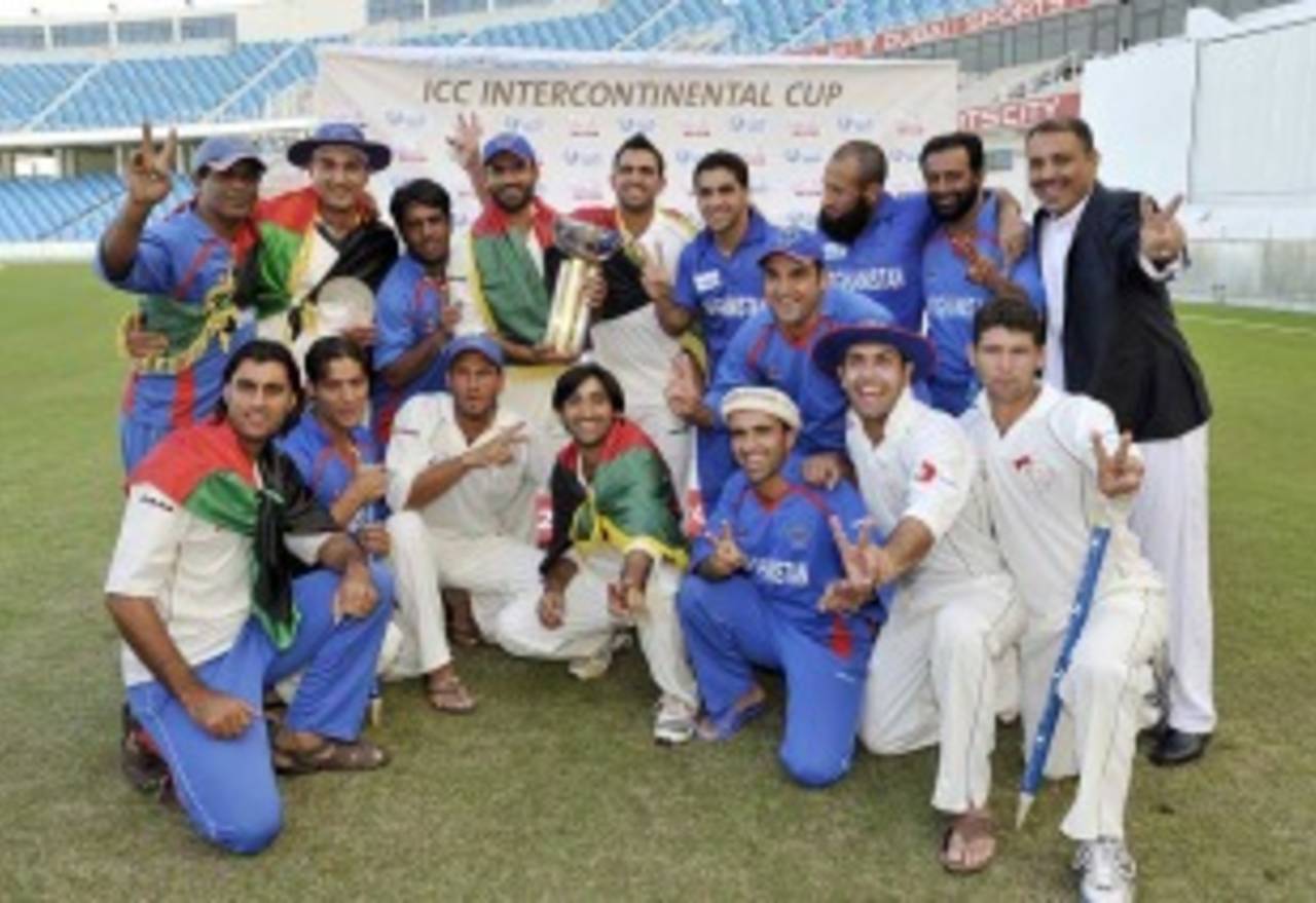 Afghanistan won the Intercontinental Cup in December 2010&nbsp;&nbsp;&bull;&nbsp;&nbsp;International Cricket Council
