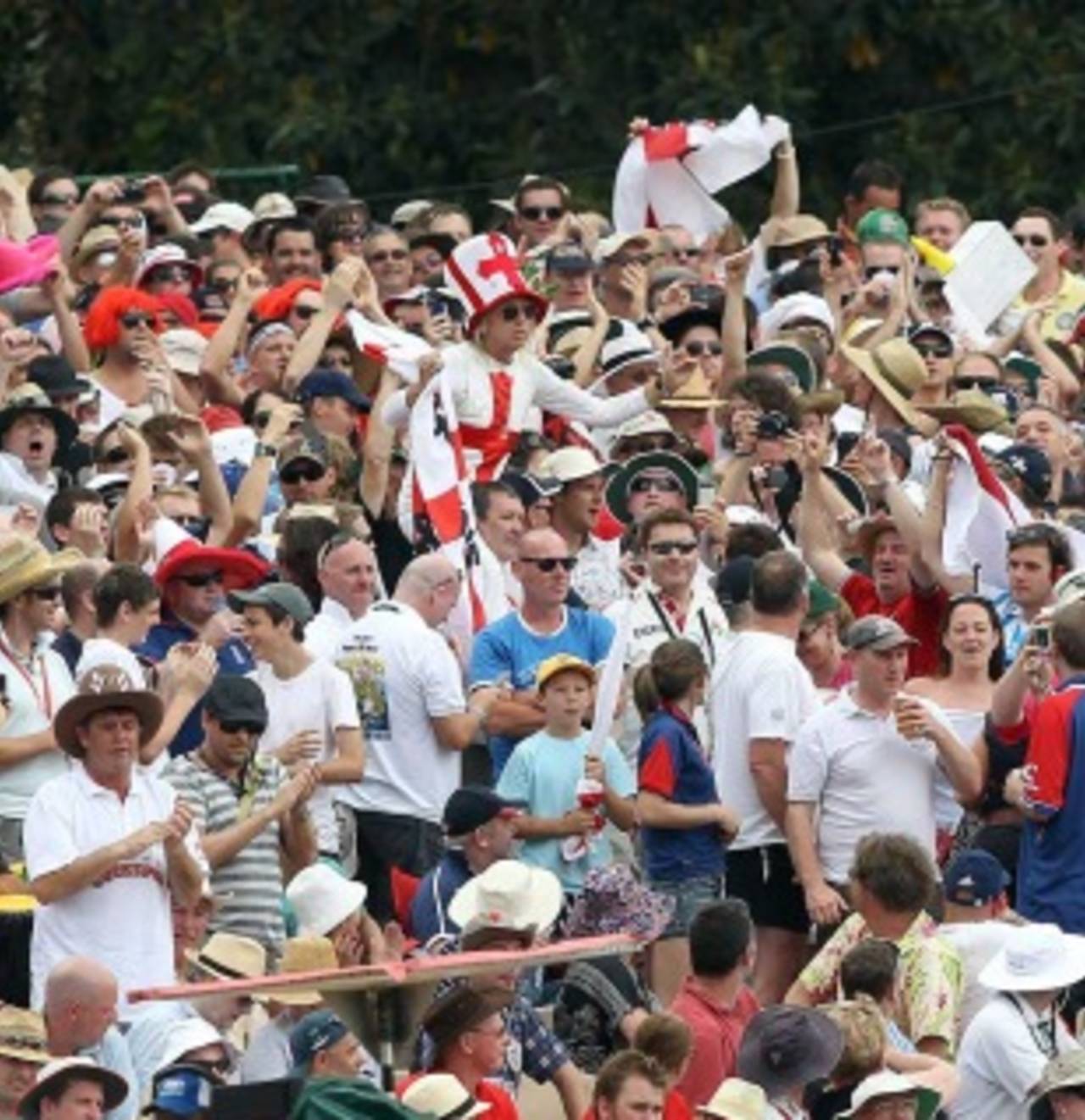 There was plenty for the England fans to cheer, but the locals looked for other ways to spend their time&nbsp;&nbsp;&bull;&nbsp;&nbsp;Getty Images