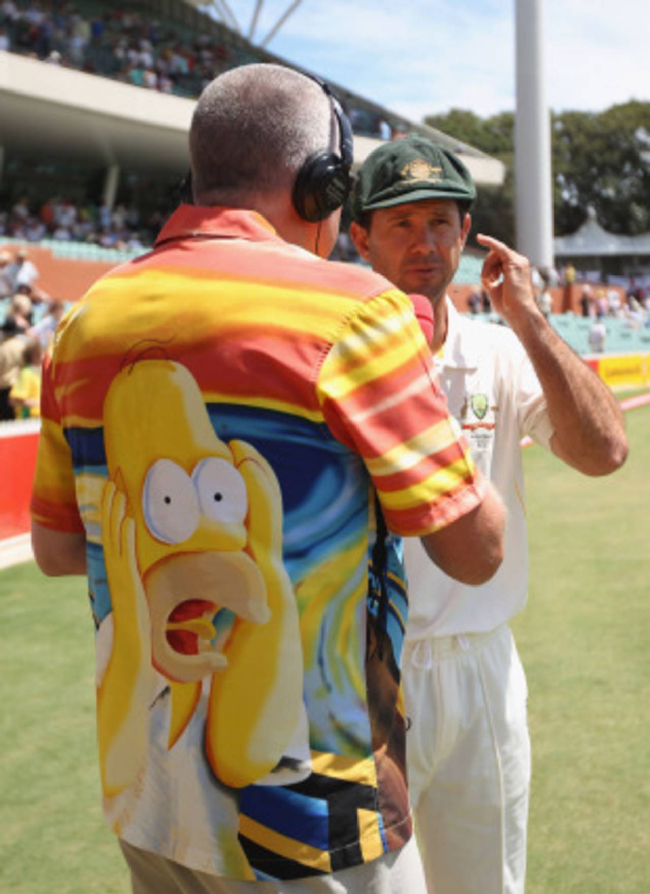 Ricky Ponting answers questions after Australia's loss, Australia v England, 2nd Test, Adelaide, 5th day, December 7, 2010