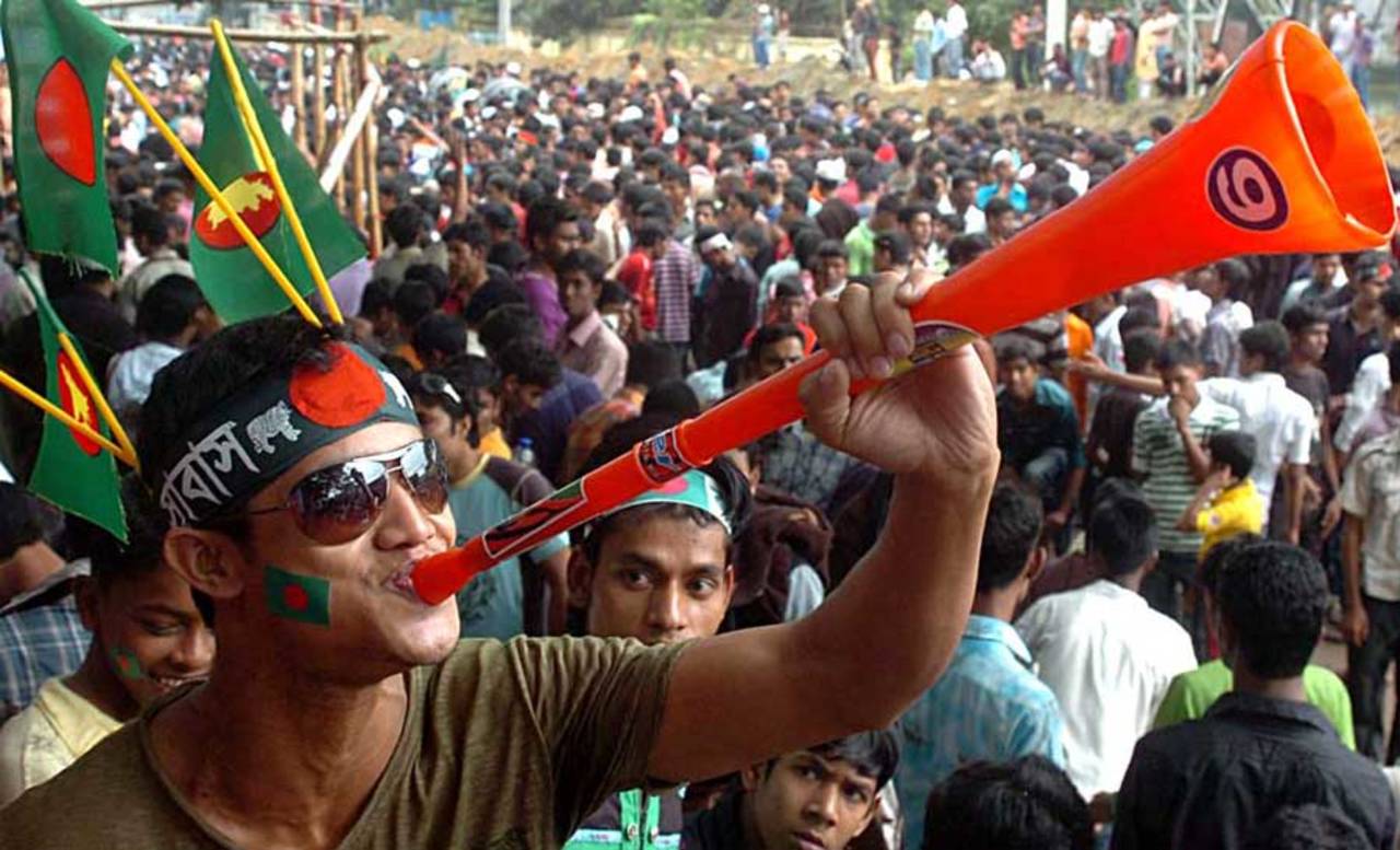 First, find large, irritating-sounding instruments to blow&nbsp;&nbsp;&bull;&nbsp;&nbsp;Bangladesh Cricket Board