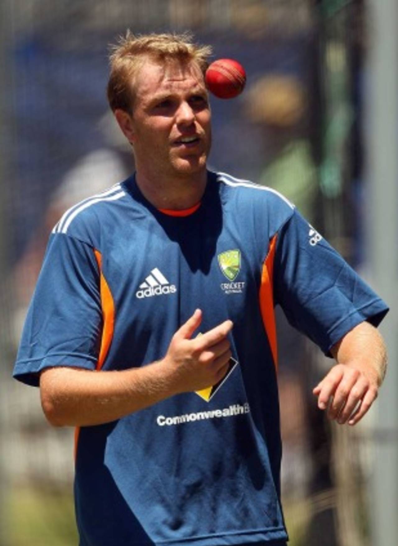 Michael Beer during his first Australia net session, Perth, December 13, 2010