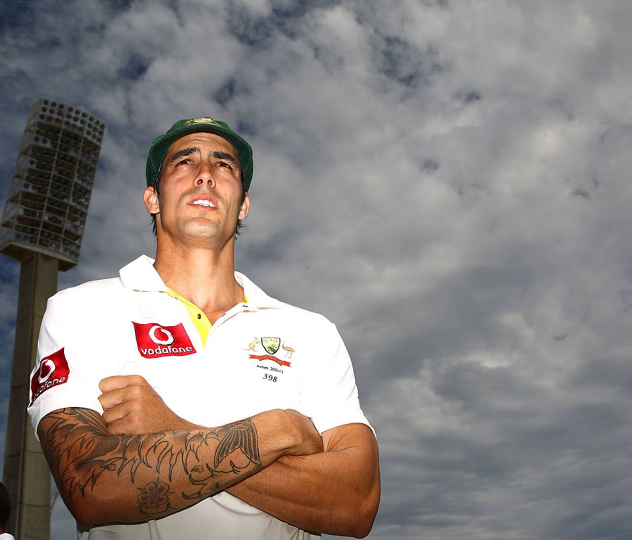 Mitchell Johnson was named Man of the Match for his all-round display, Australia v England, 3rd Test, Perth, 4th day, December 19, 2010
