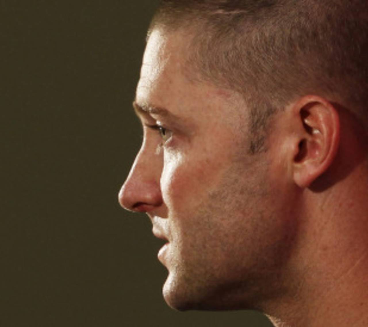 Michael Clarke talks to the press ahead of his first Test as captain, Sydney, January 2, 2011