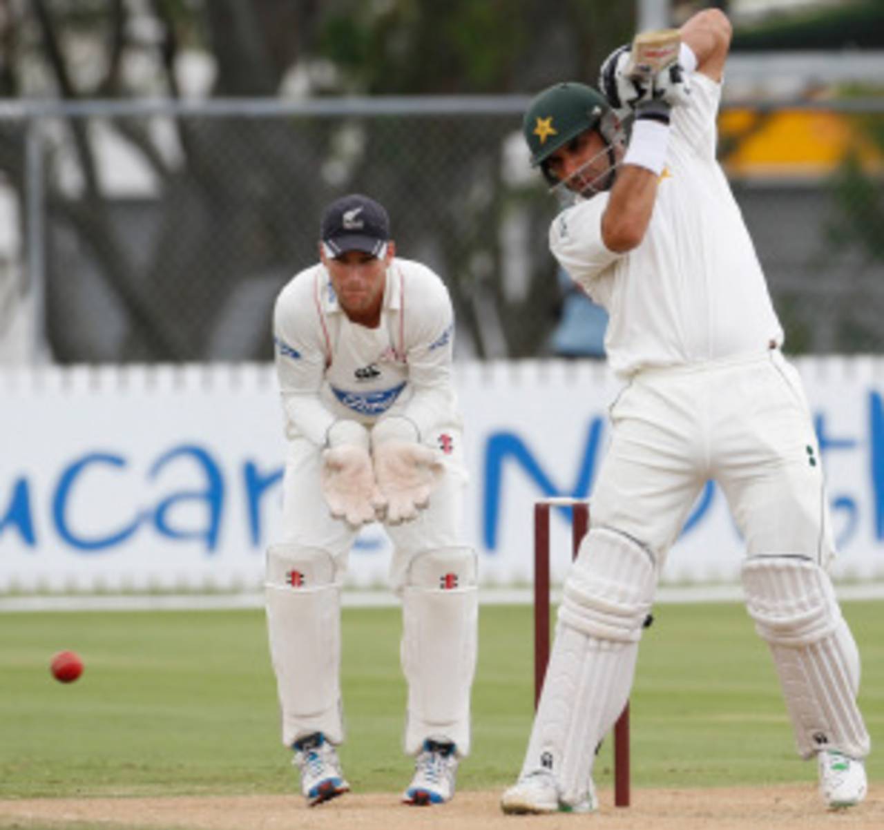 Misbah-ul-Haq resisted with an unbeaten 99, New Zealand Cricket XI v Pakistanis, tour match, 2nd day, Whangarei, January 3, 2011