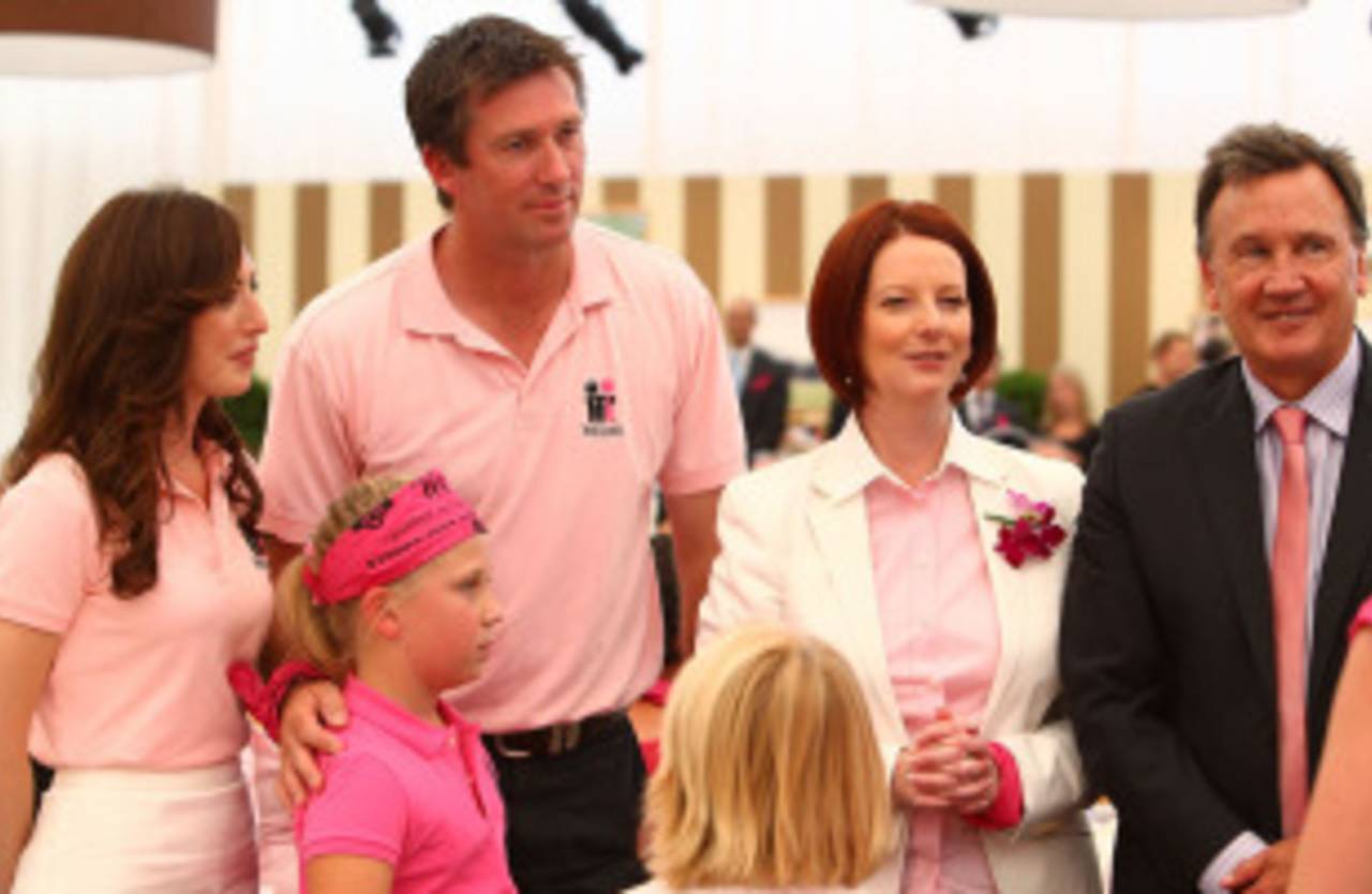 Australia's prime minister Julia Gillard was on hand for Jane McGrath Day&nbsp;&nbsp;&bull;&nbsp;&nbsp;Getty Images