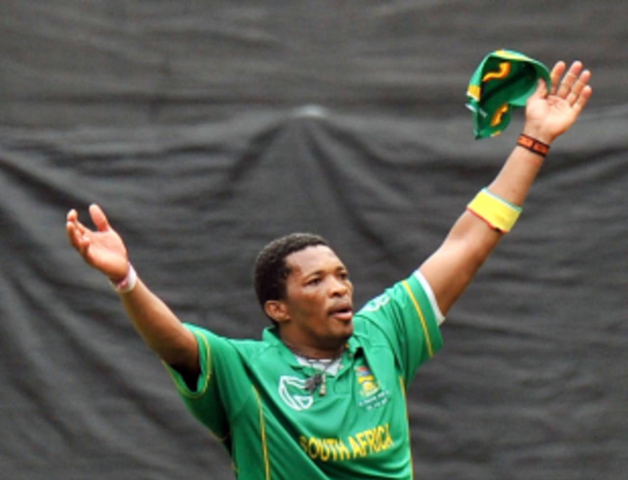Makhaya Ntini received a fitting farewell from the crowd at the Moses Mabhida Stadium&nbsp;&nbsp;&bull;&nbsp;&nbsp;AFP