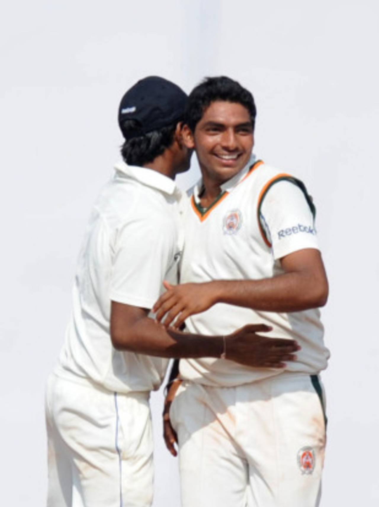 Baroda No. 11 Bhargav Bhatt on his nerveless six: "We required 16 or 17 then. He tossed it up and I felt I could reach it and stepped out and connected well." (File photo)&nbsp;&nbsp;&bull;&nbsp;&nbsp;ESPNcricinfo Ltd