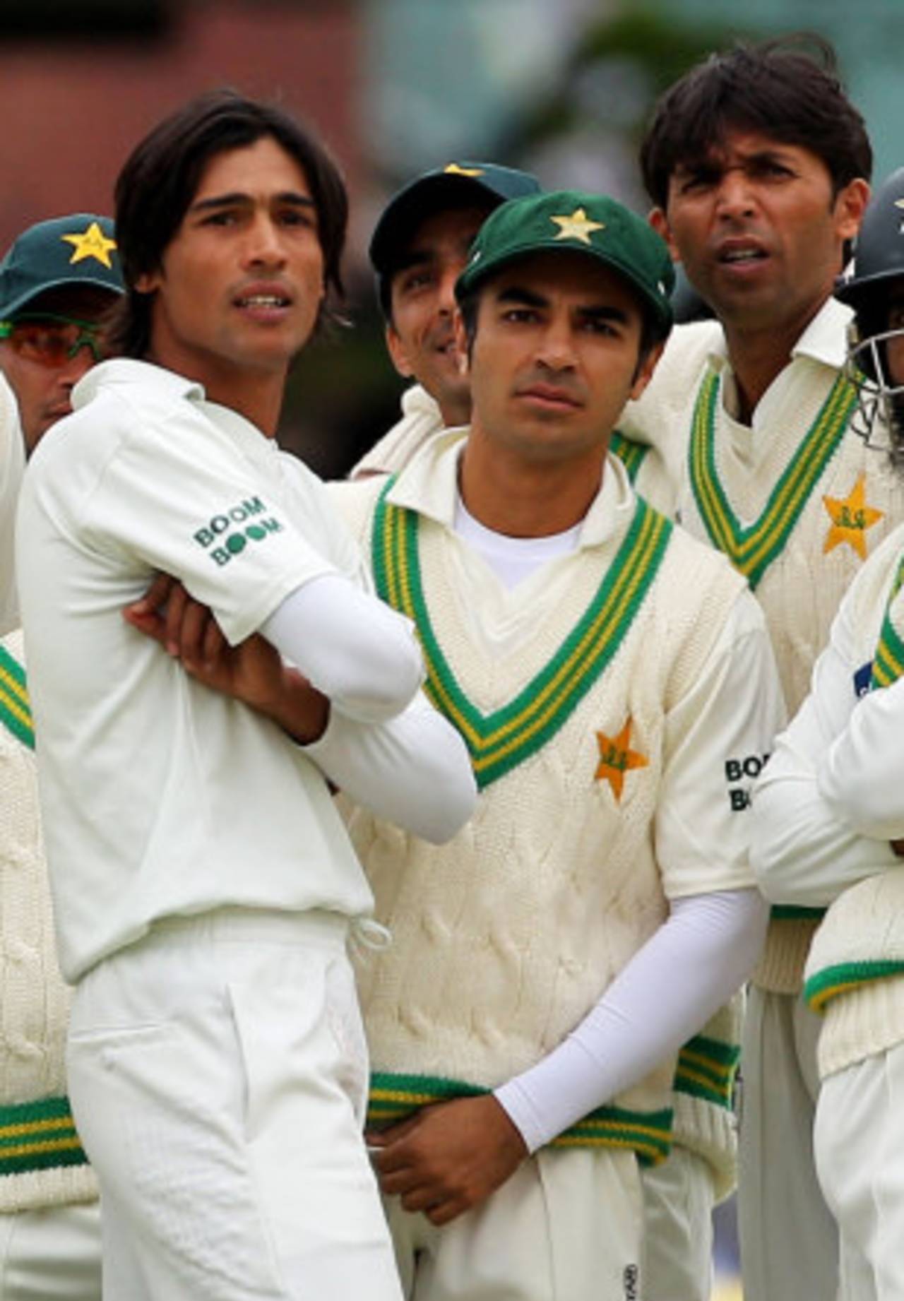 Mohammad Amir, Salman Butt and Mohammad Asif look on, Lord's, August 27, 2010