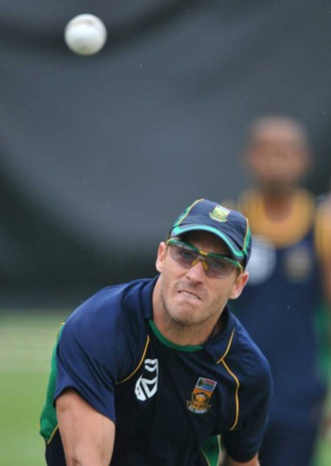 Faf du Plessis turns his arm over, Johannesburg, January 14, 2011