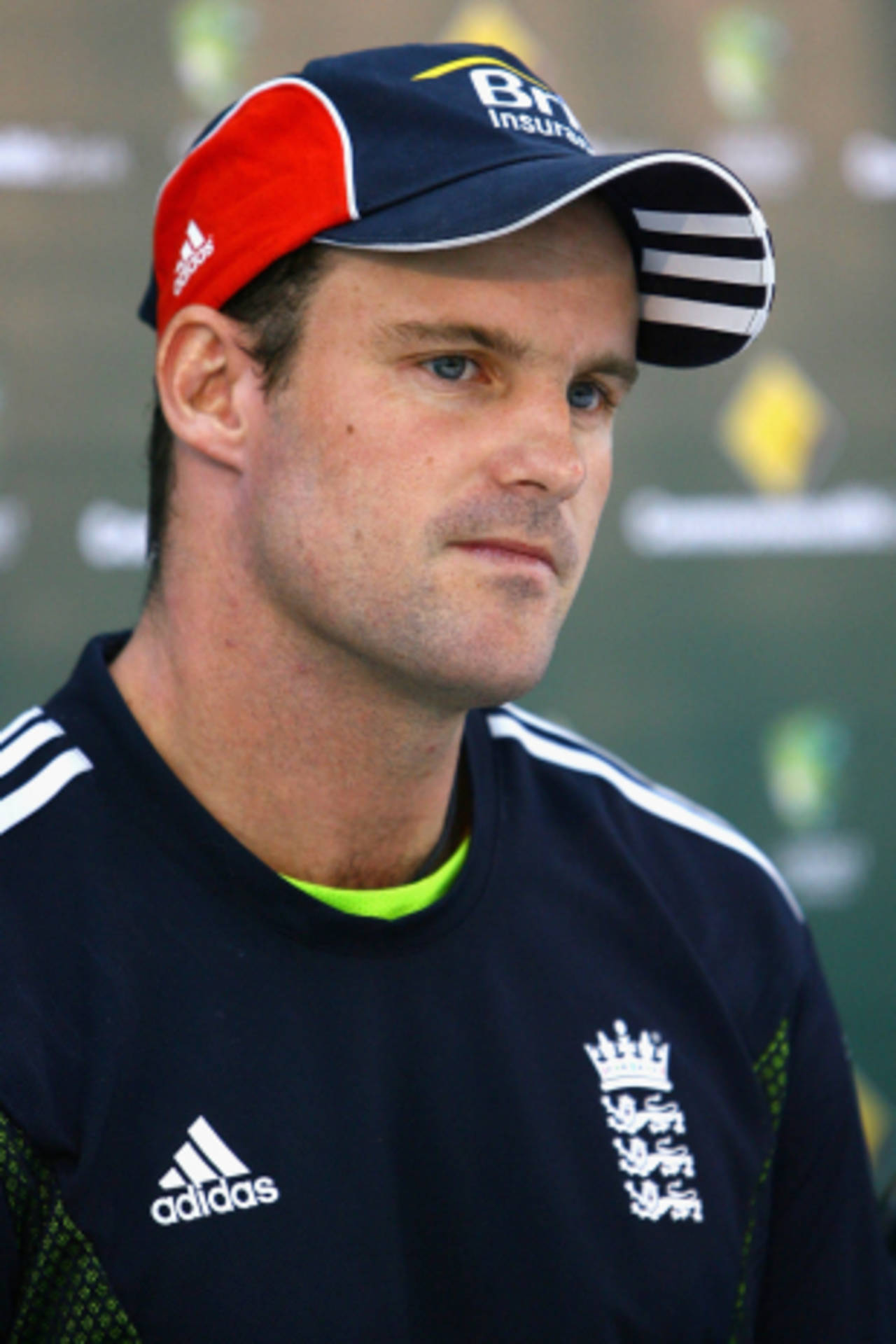 England captain Andrew Strauss addresses a press conference in Melbourne, January 15, 2011