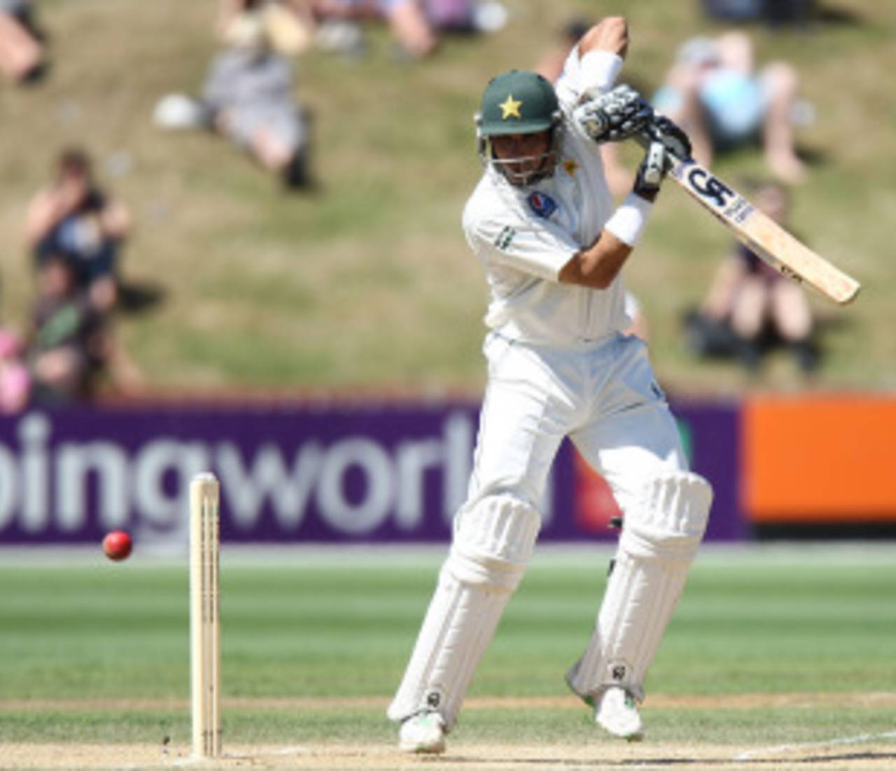 Misbah-ul-Haq defended patiently to lead Pakistan to a series victory on the final day at Basin Reserve&nbsp;&nbsp;&bull;&nbsp;&nbsp;Getty Images