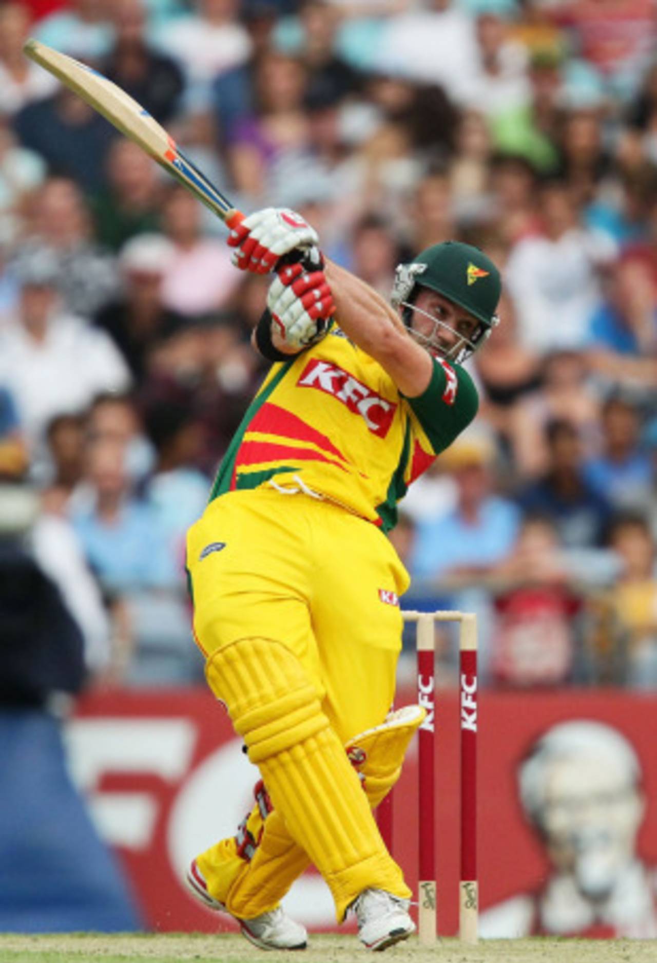 Travis Birt during his 47 off 36 balls, New South Wales v Tasmania, Twenty20 Big Bash 2010-11, Sydney, January 19, 2011