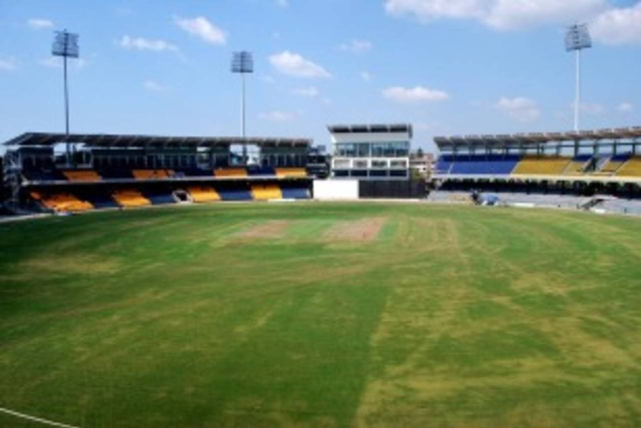 A general view of the redeveloped R Premadasa Stadium, Basnahira v Wayamba, SLC Inter-provisional limited-over tournament, Colombo, 23 January 2011