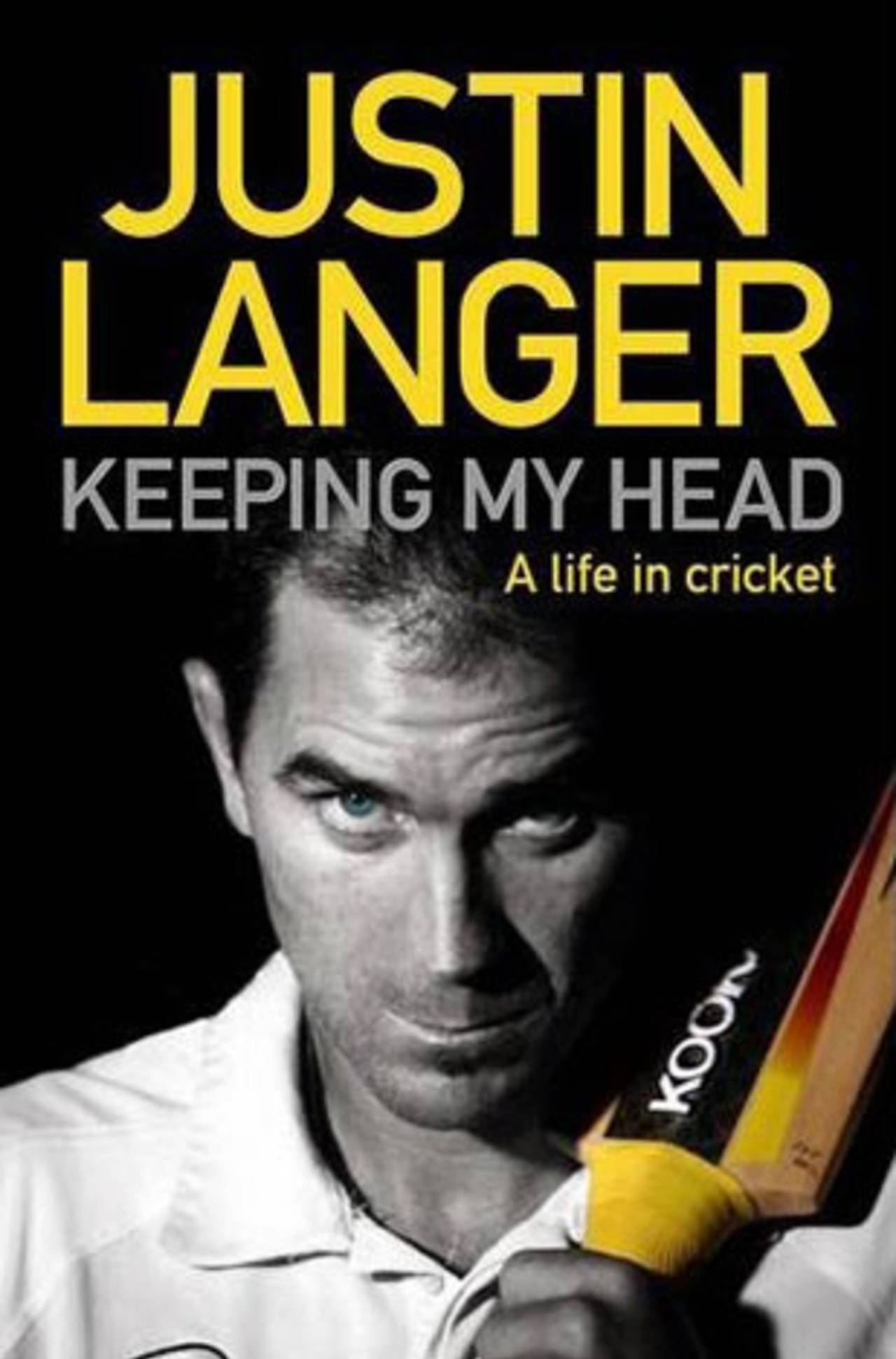 The cover image of Justin Langer's <i>Keeping My Head</i>