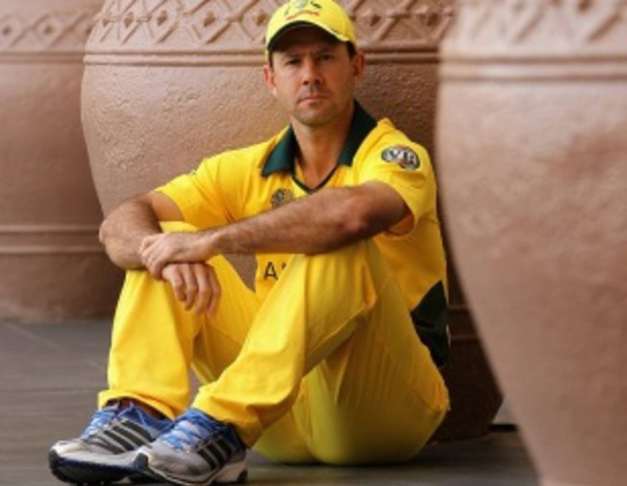 Ricky Ponting at the team hotel in Ahmedabad, World Cup 2011, February 20, 2011