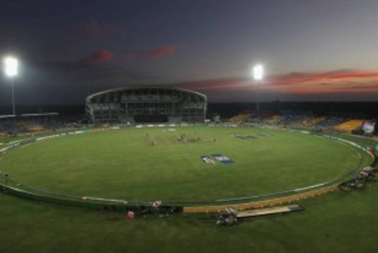 The stadium in Hambantota, one of two new constructions for the World Cup that have left Sri Lanka Cricket in debt&nbsp;&nbsp;&bull;&nbsp;&nbsp;Getty Images