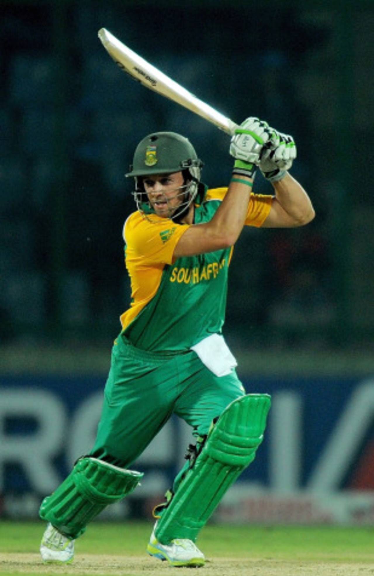 AB de Villiers got to a century off 97 balls, South Africa v West Indies, World Cup, Group B, Delhi, February 24, 2011