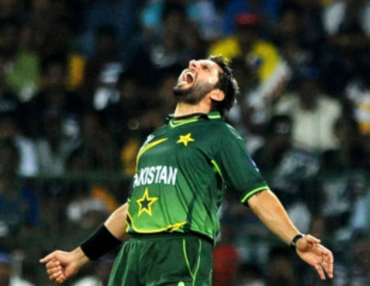 Shahid Afridi was fined 20% of his match fee due to Pakistan's slow over-rate in Colombo&nbsp;&nbsp;&bull;&nbsp;&nbsp;AFP