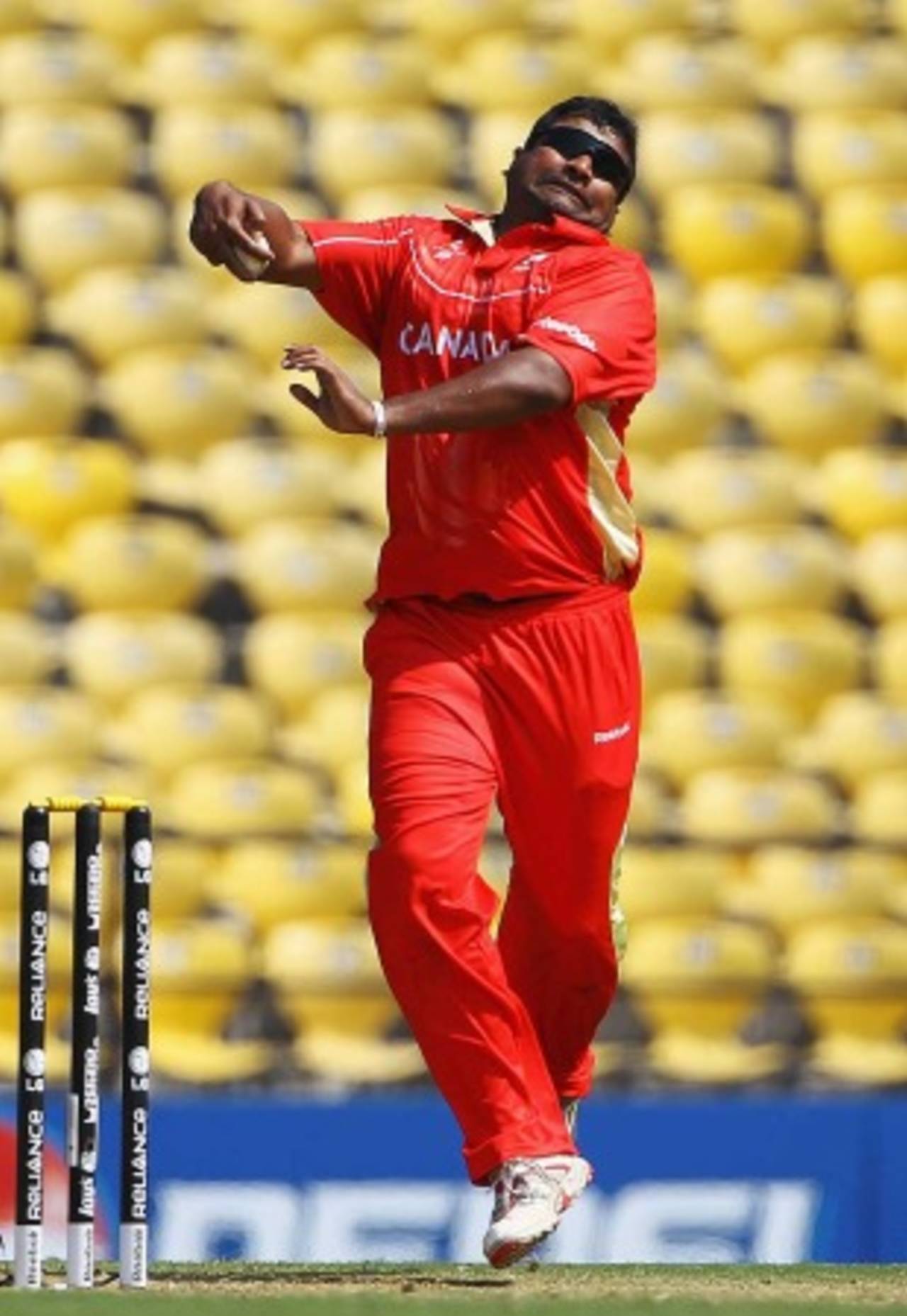 Balaji Rao picked up four wickets, Canada v Zimbabwe, World Cup, Group A, Nagpur, February 28, 2011 