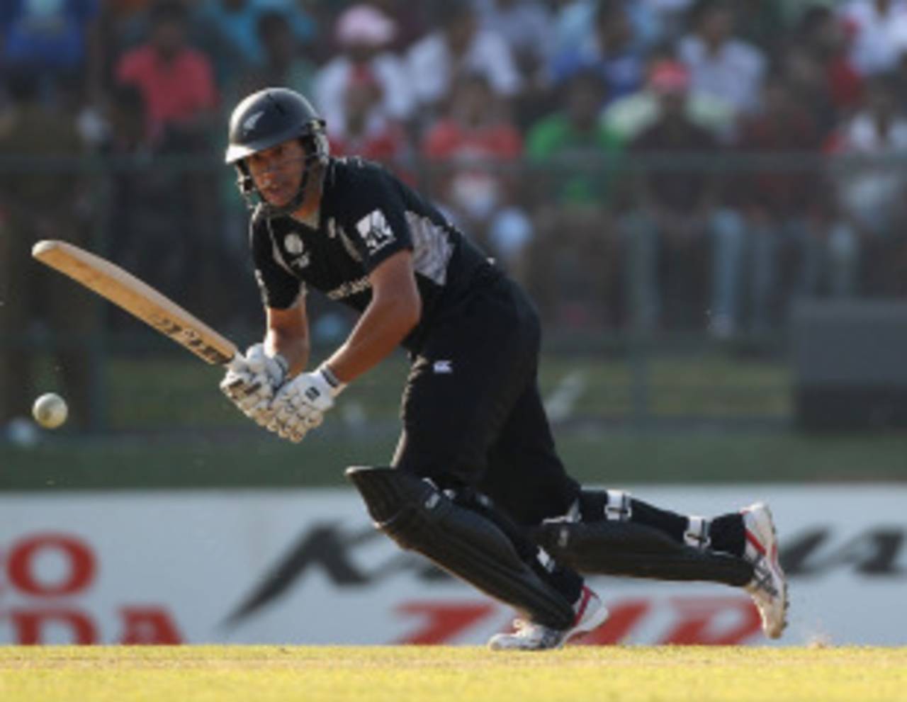 Ross Taylor flicks on to the leg side, New Zealand v Pakistan, Group A, World Cup, Pallekele, March 8, 2011