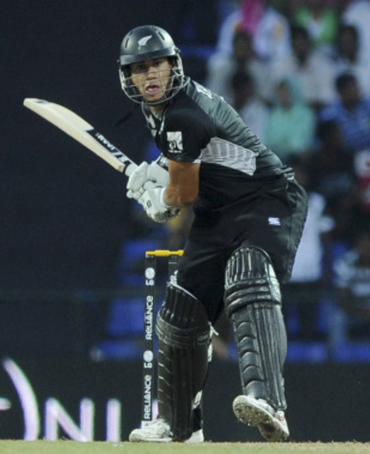 Ross Taylor lines up a shot, New Zealand v Pakistan, Group A, World Cup, Pallekele, March 8, 2011