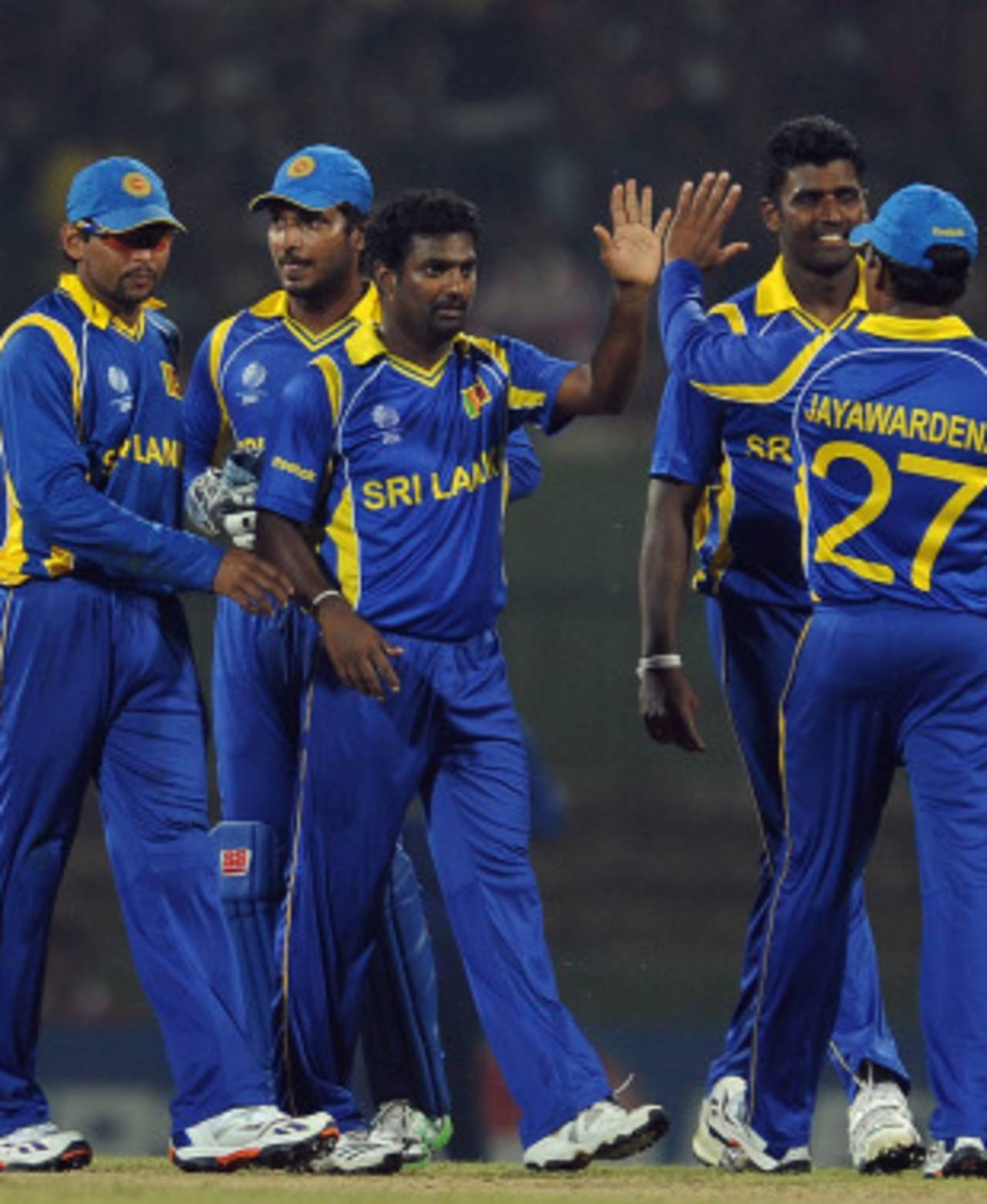 Muttiah Muralitharan bowled Regis Chakabva for 35, Sri Lanka v Zimbabwe, Group A, World Cup, Pallekele, March 10, 2011