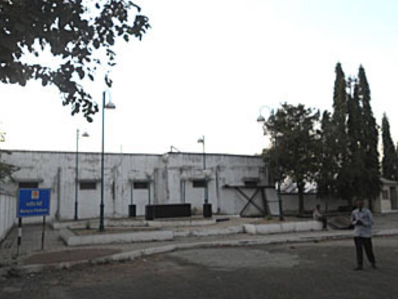 The 'Martyr's Platform' where ceremonial functions take place whenever a soldier's body is brought to Nagpur, March 11, 2011