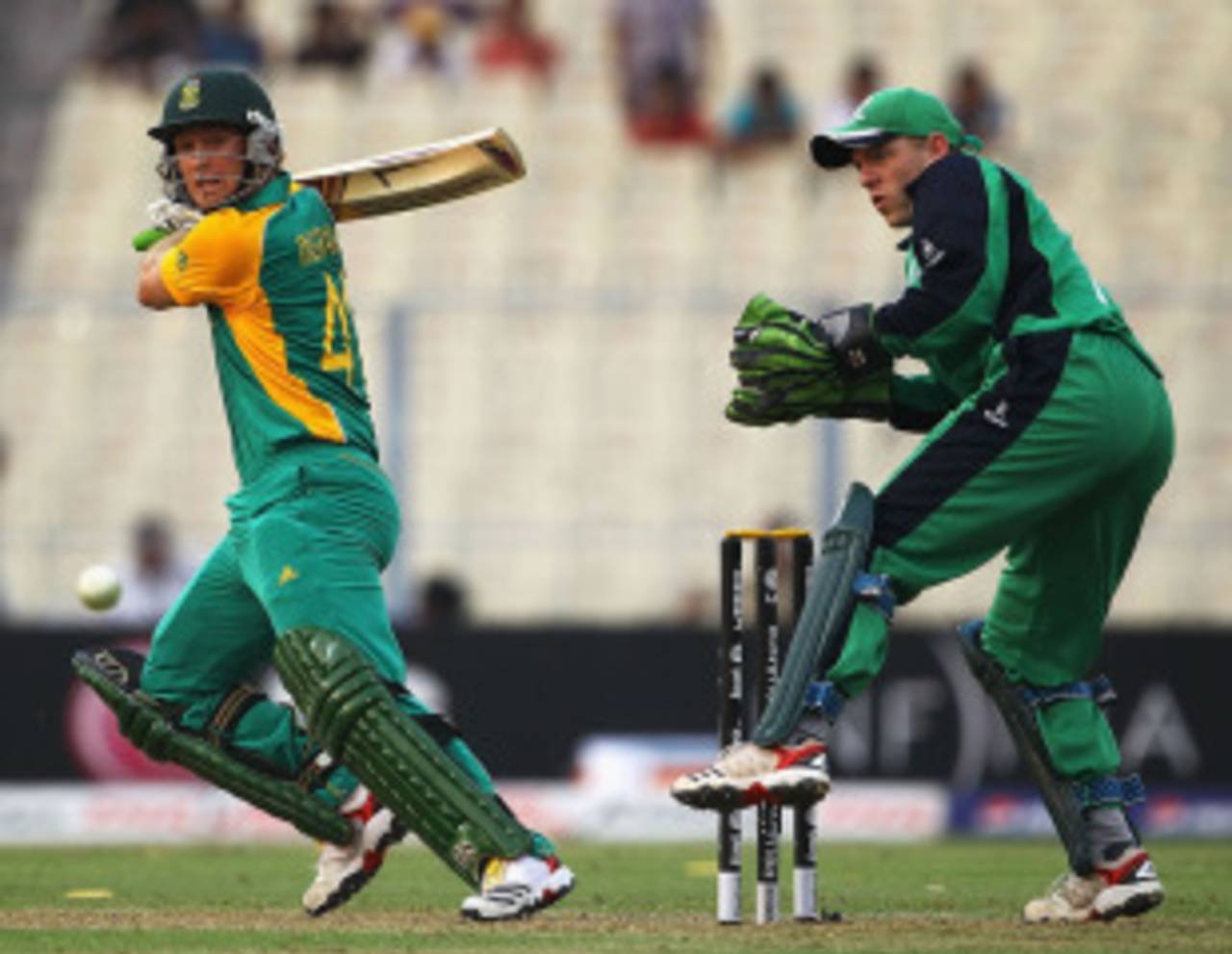 Colin Ingram steadied South Africa with a fluent 46, Ireland v South Africa, Group B, World Cup, Kolkata, March 15, 2011